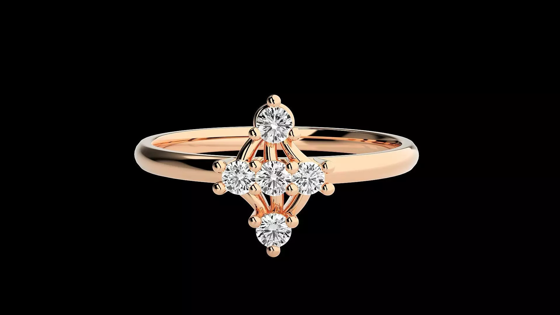 Ultra light wt minimalist Women Ring 3dm renders detail 3D print model_0