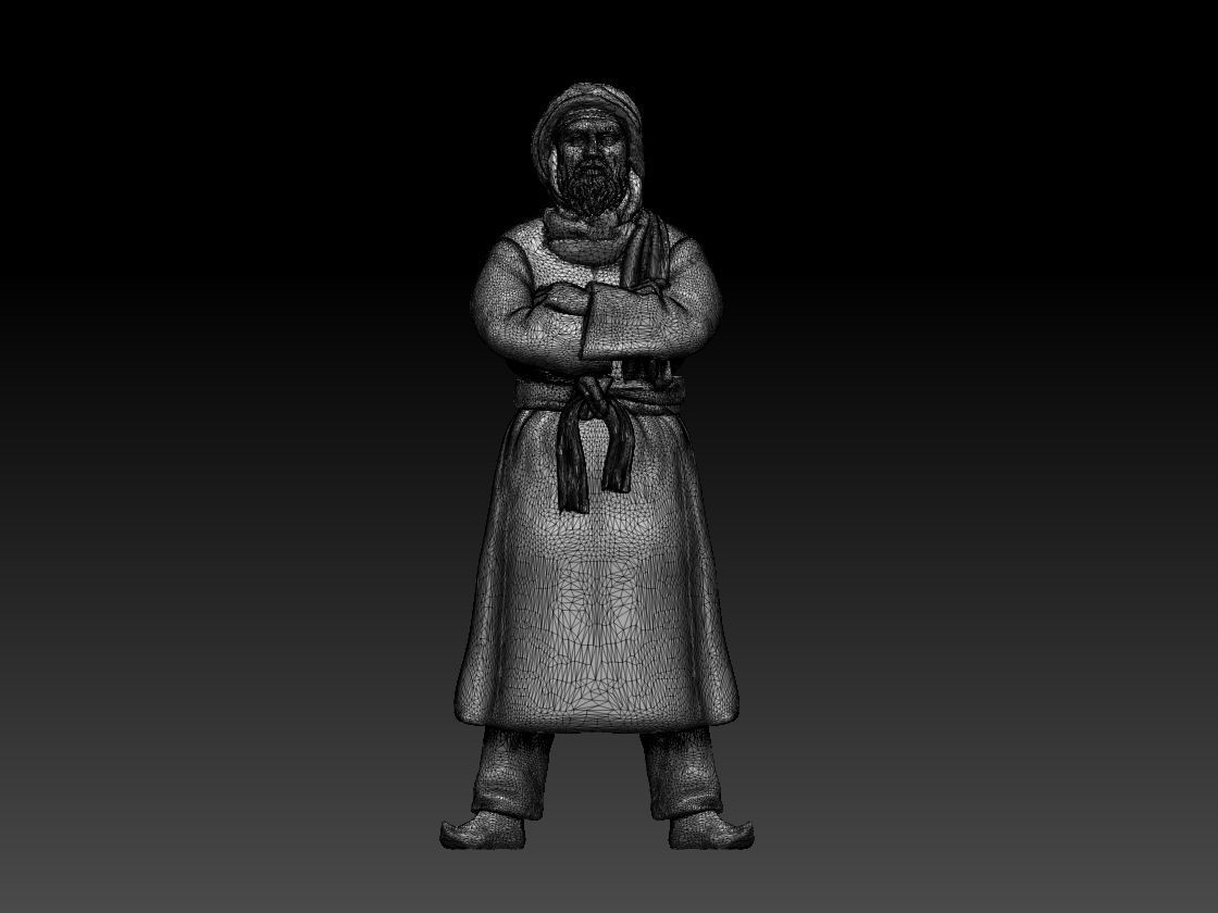 ARAB PEOPLE 3D print model_8