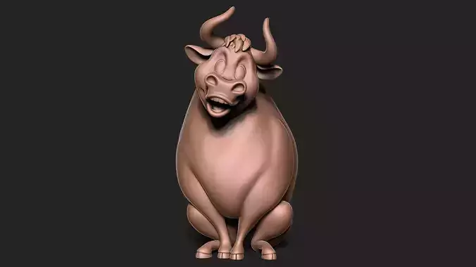 Ferdinand bull statue 3D print model