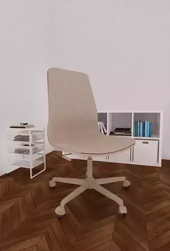 Desk Chair IKEA MULLFJALLET Free 3D model