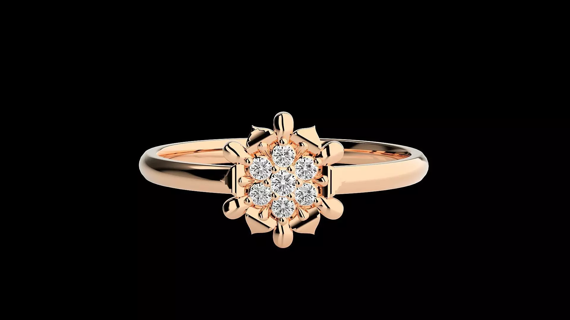 Ultra light wt minimalist Women Ring 3dm renders detail 3D print model_0