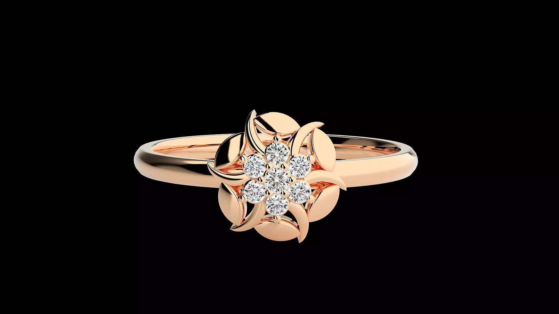 Ultra light wt minimalist Women Ring 3dm renders detail 3D print model_0