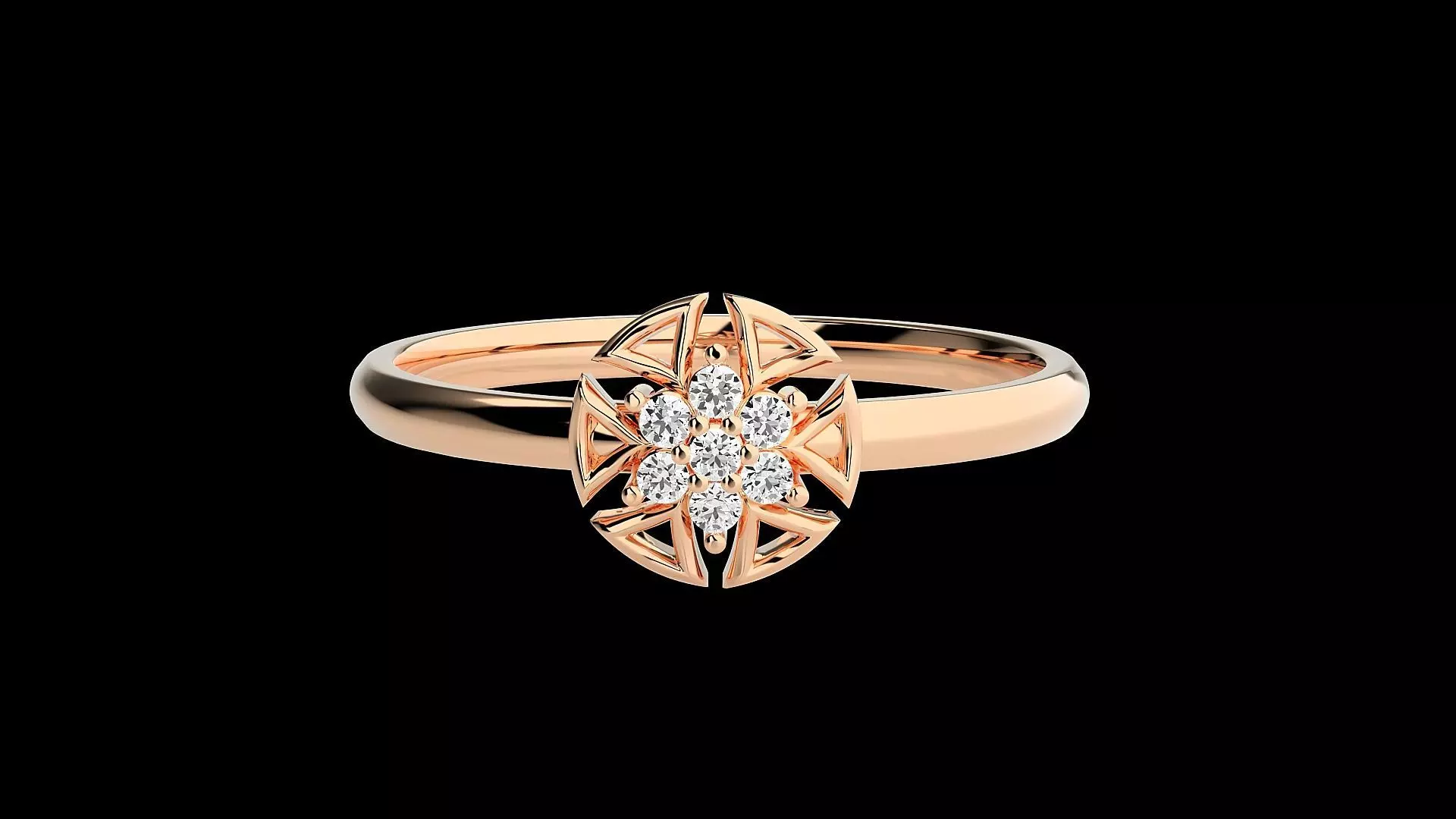 Ultra light wt minimalist Women Ring 3dm renders detail 3D print model_0