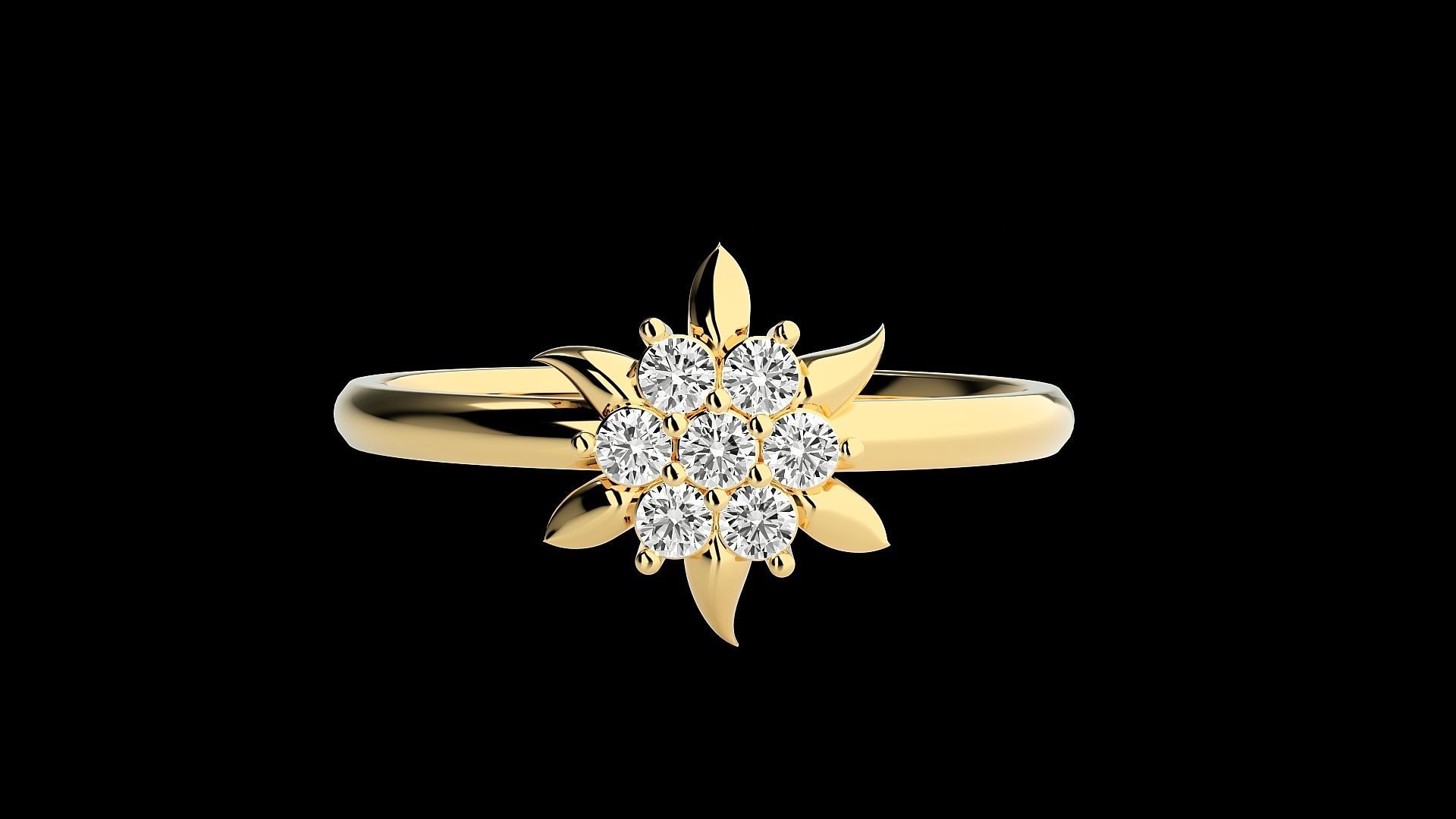 Ultra light wt minimalist Women Ring 3dm renders detail 3D print model_6