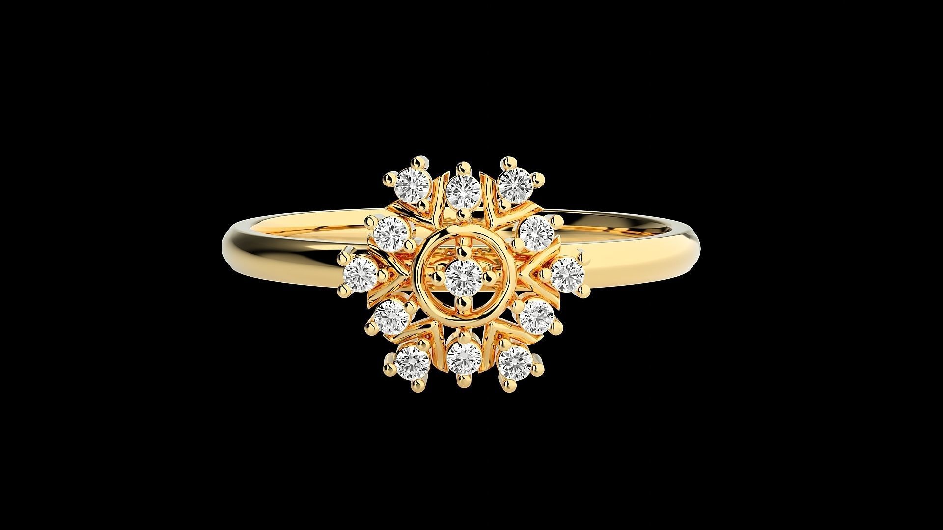 Ultra light wt minimalist Women Ring 3dm renders detail 3D print model_7