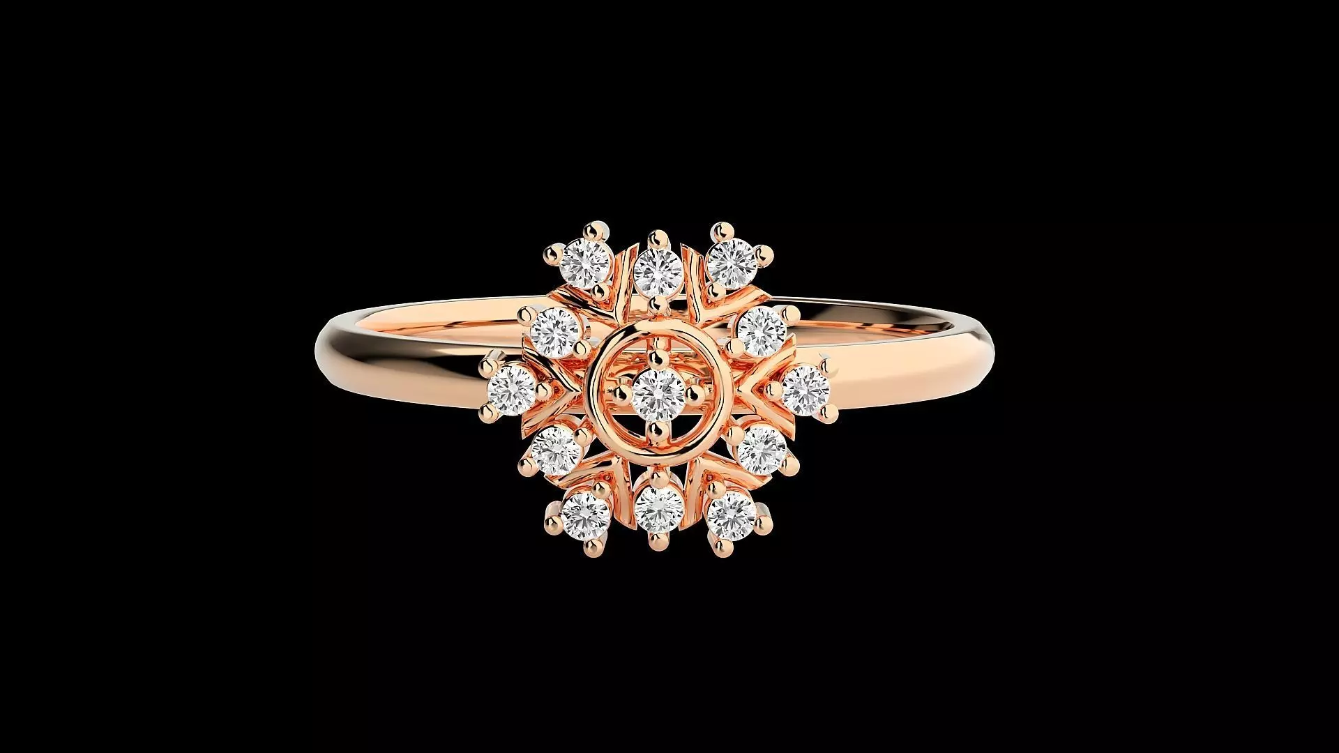 Ultra light wt minimalist Women Ring 3dm renders detail 3D print model_0