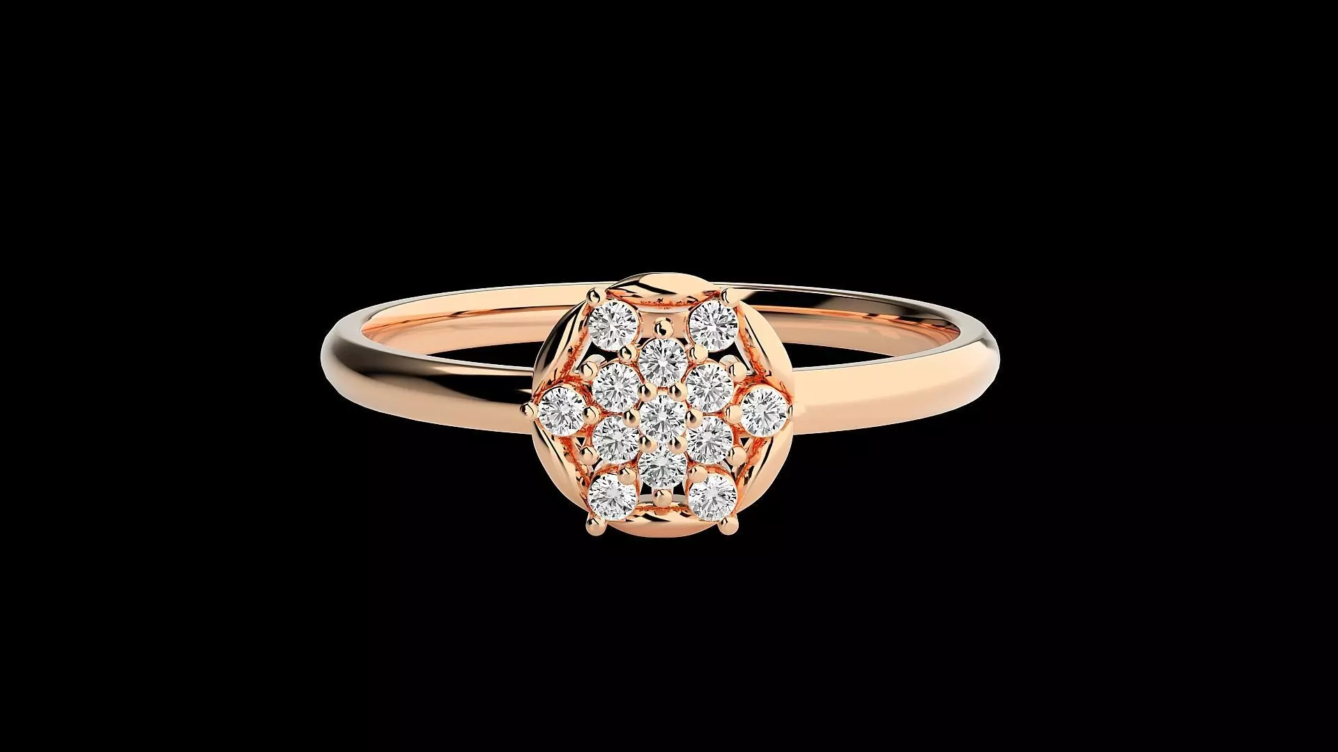 Ultra light wt minimalist Women Ring 3dm renders detail 3D print model_0