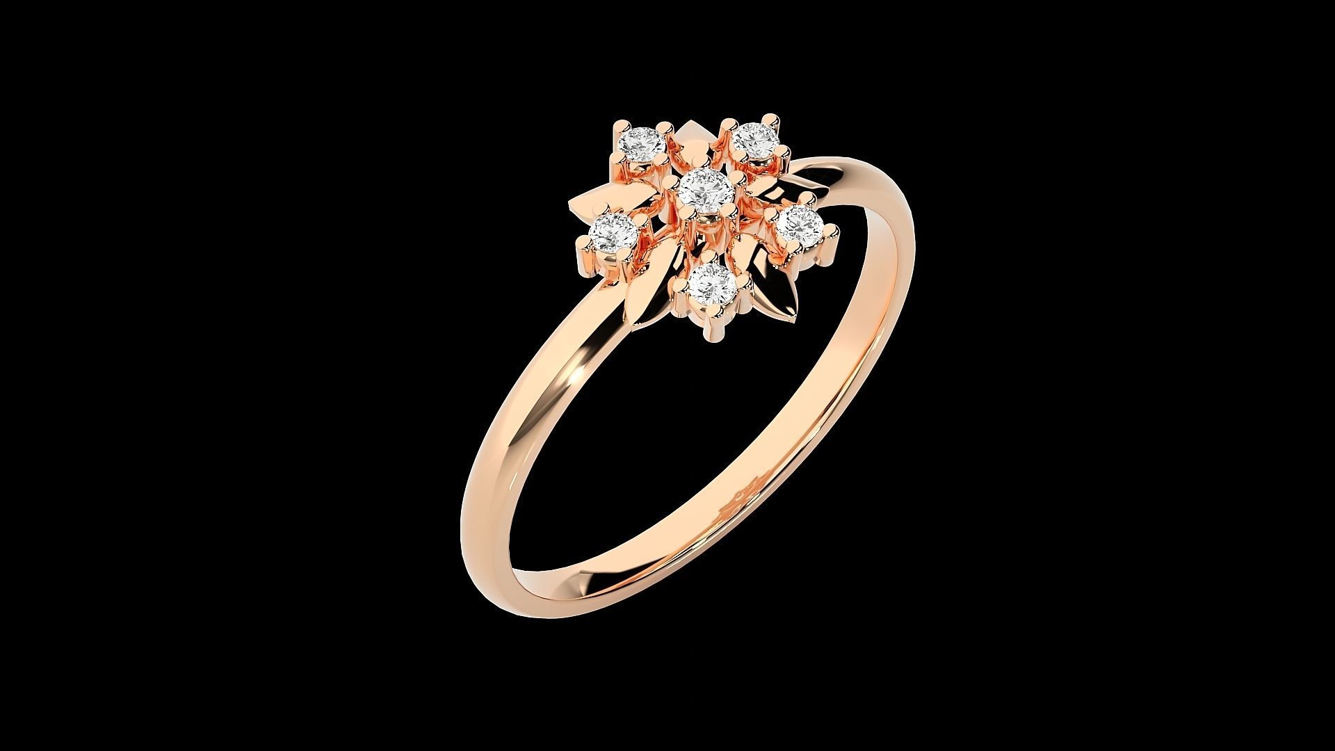 Ultra light wt minimalist Women Ring 3dm renders detail 3D print model_2