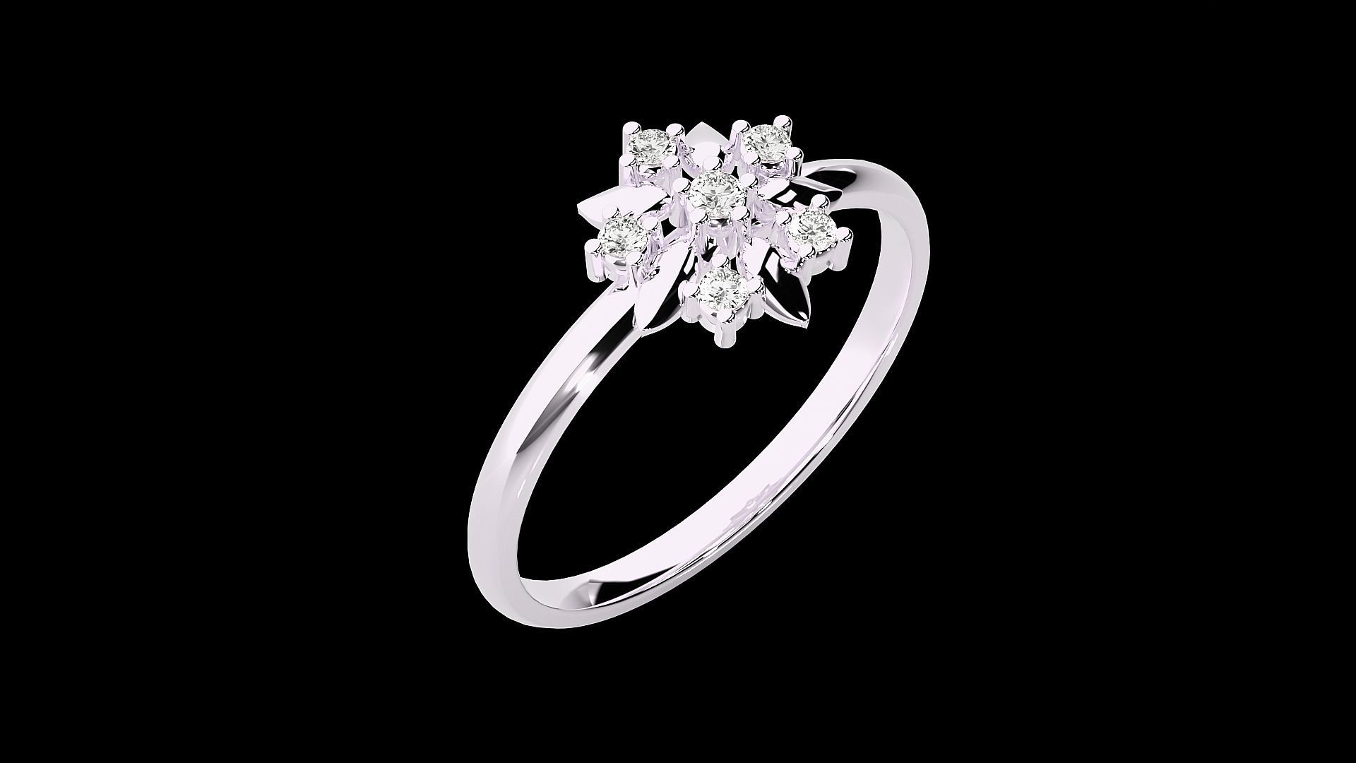 Ultra light wt minimalist Women Ring 3dm renders detail 3D print model_6