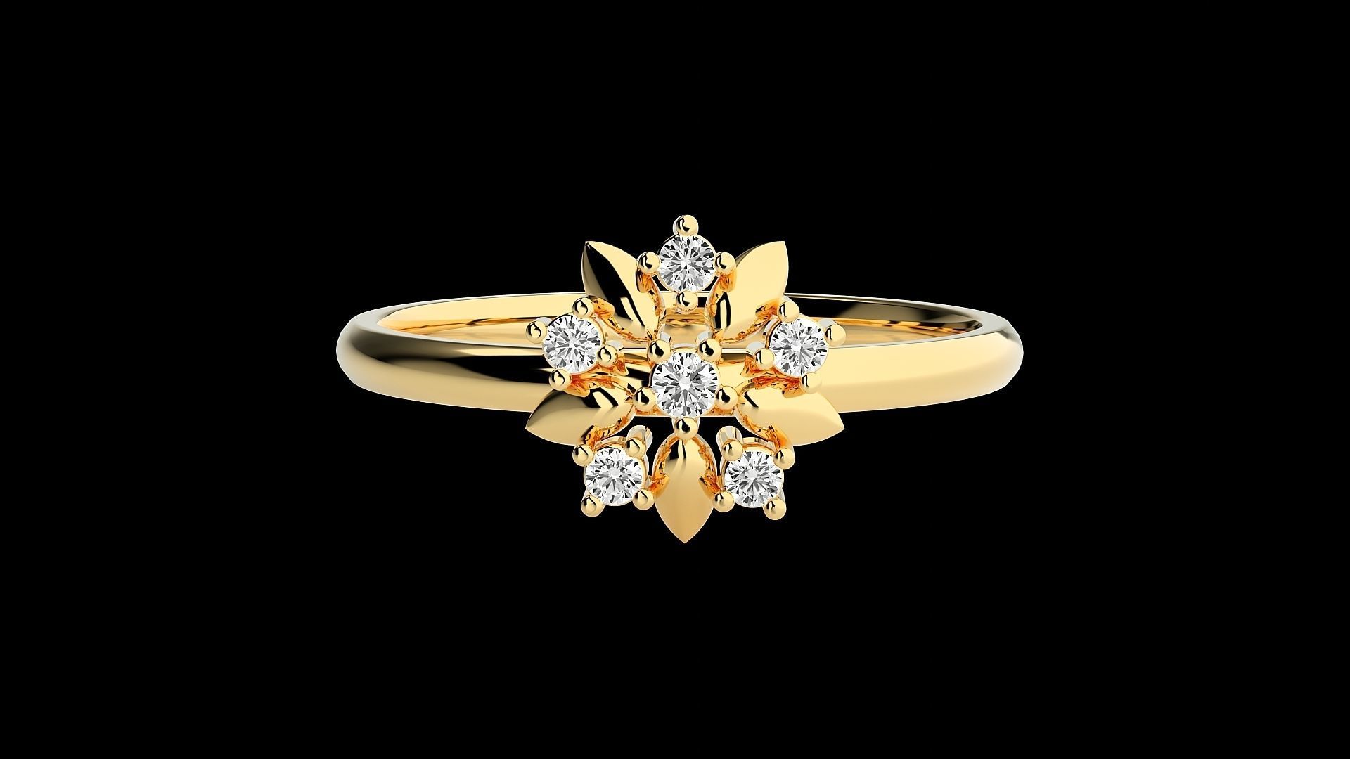 Ultra light wt minimalist Women Ring 3dm renders detail 3D print model_7