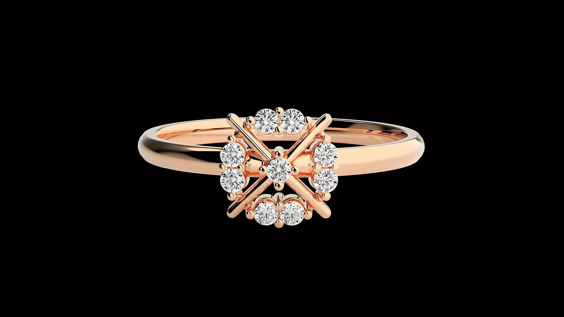 Ultra light wt minimalist Women Ring 3dm renders detail 3D print model_0