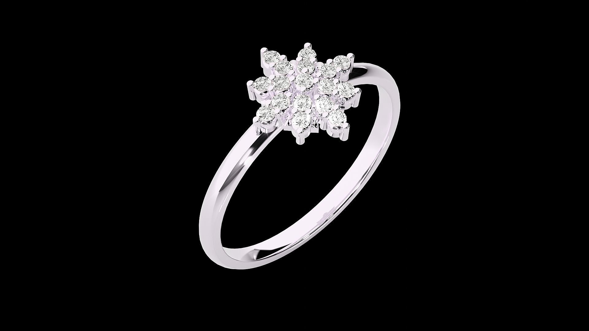 Ultra light wt minimalist Women Ring 3dm renders detail 3D print model_6