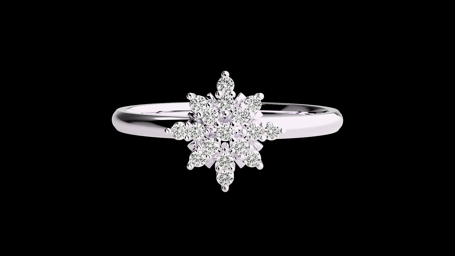 Ultra light wt minimalist Women Ring 3dm renders detail 3D print model_3