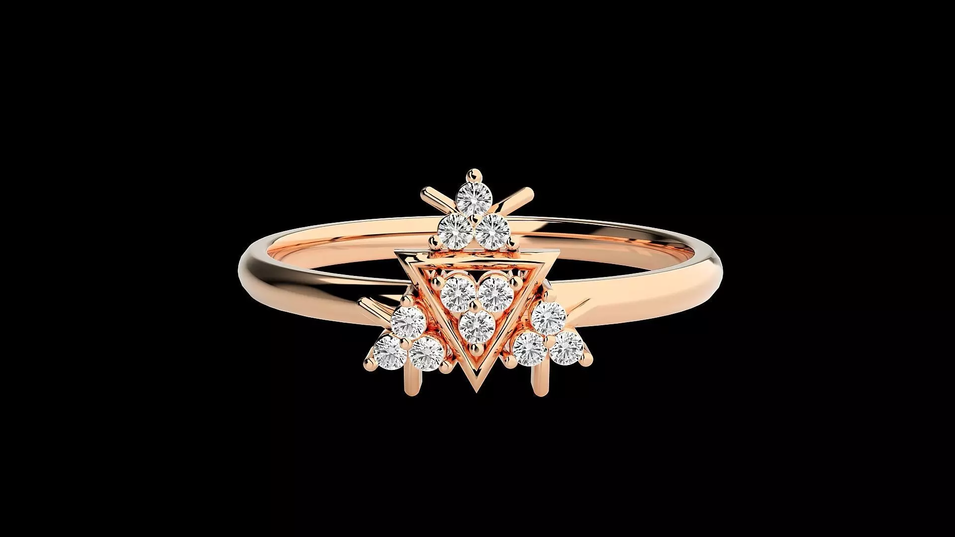 Ultra light wt minimalist Women Ring 3dm renders detail 3D print model_0