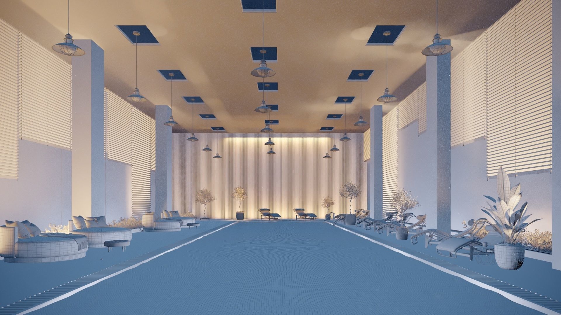 swimming pool  3D model_5