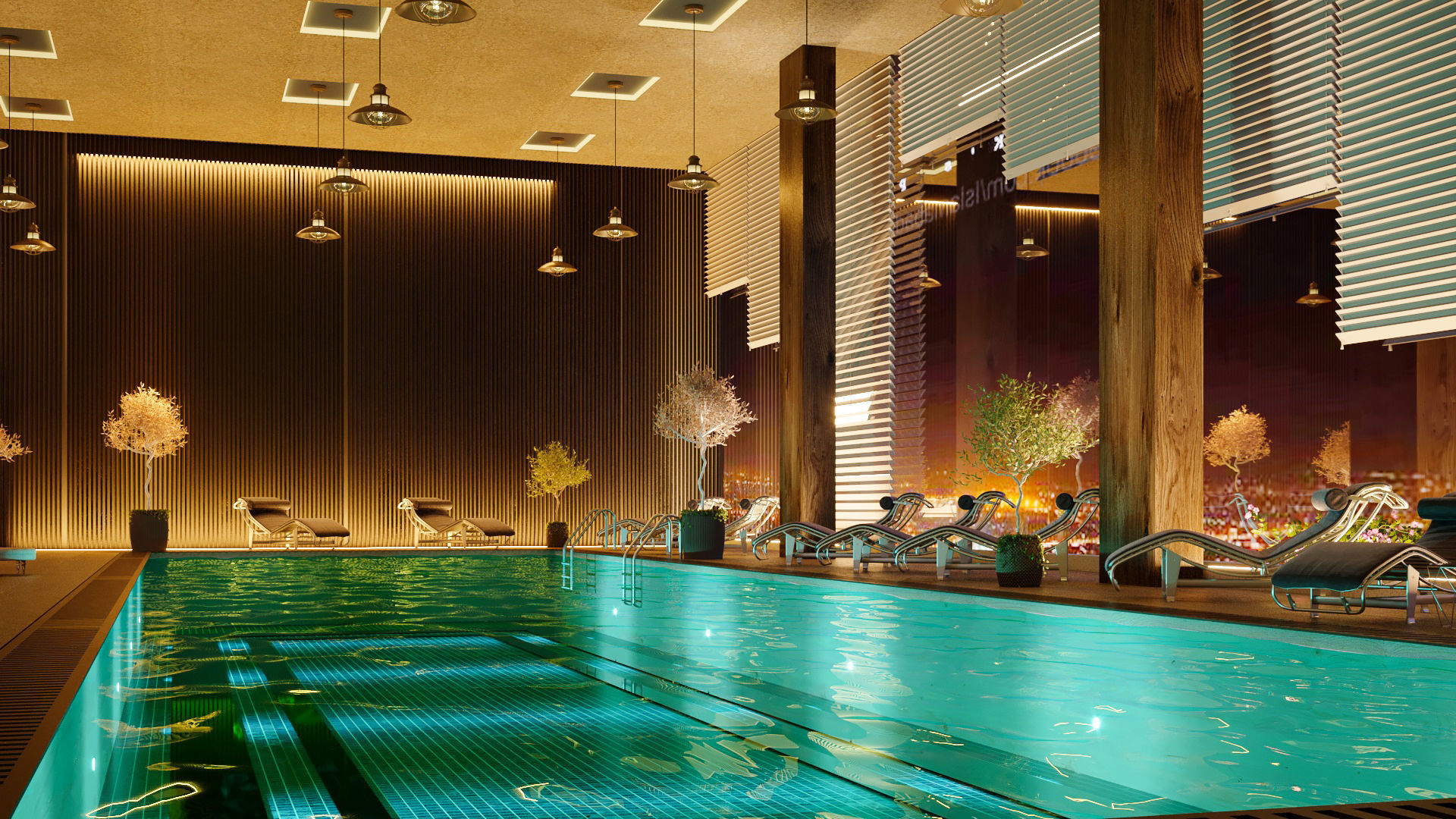 swimming pool  3D model_1