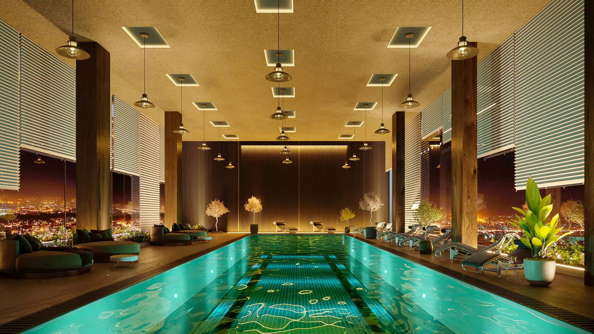 swimming pool  3D model_0