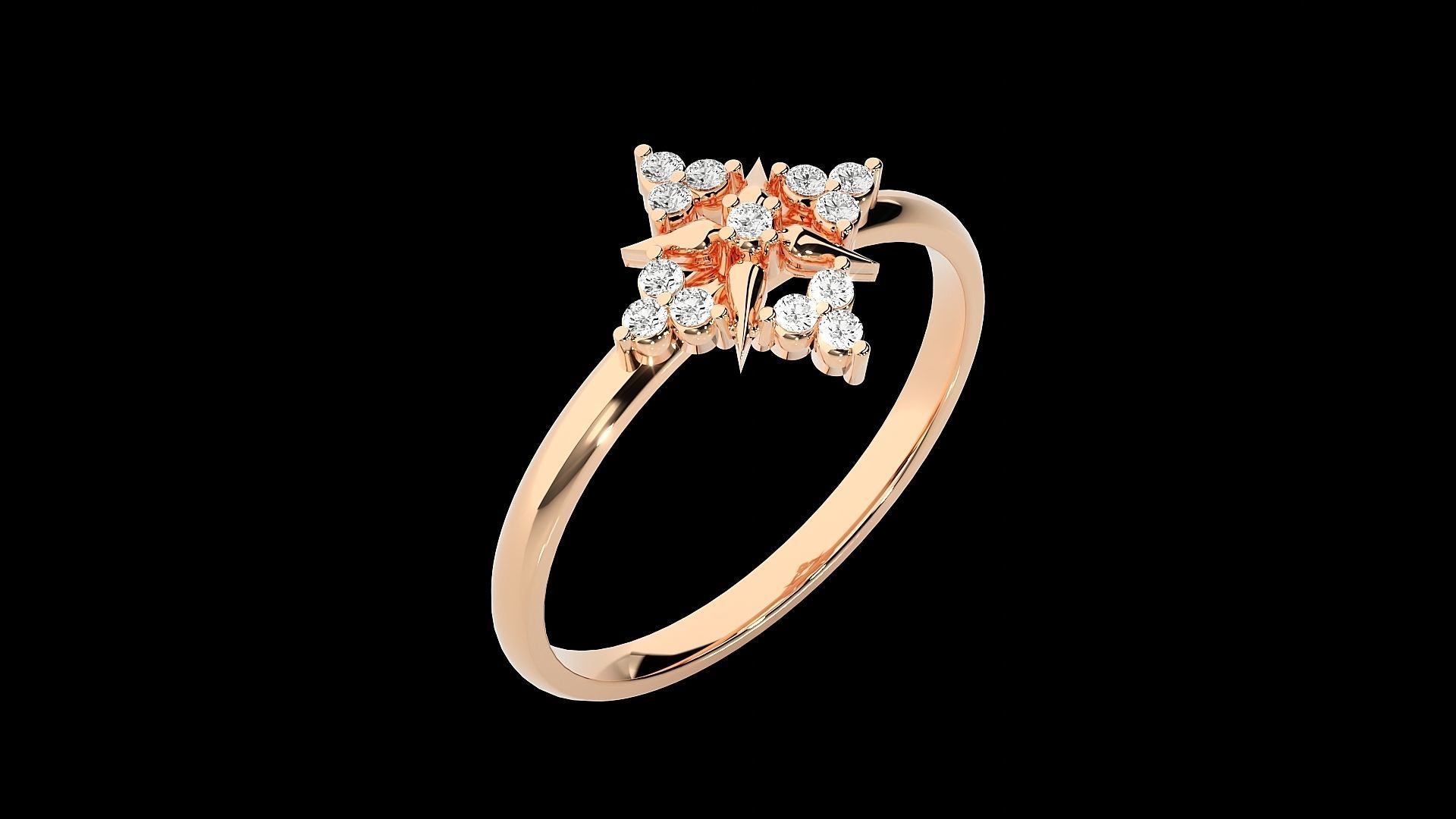 Ultra light wt minimalist Women Ring 3dm renders detail 3D print model_2