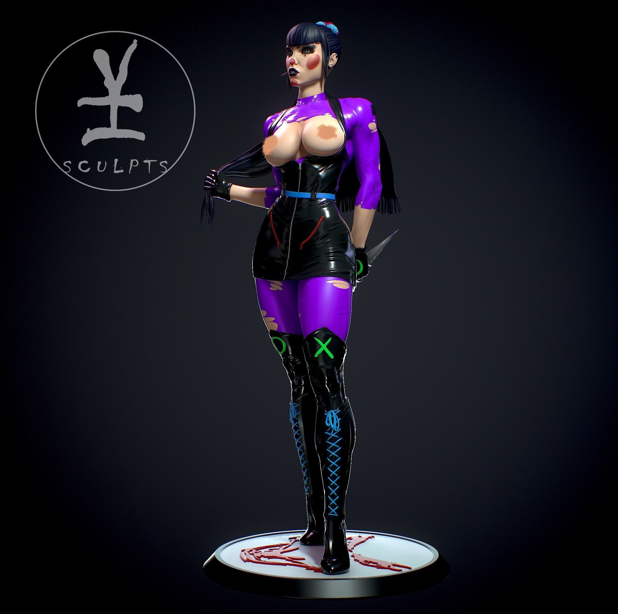 Punchline with NSFW 3D print model_9