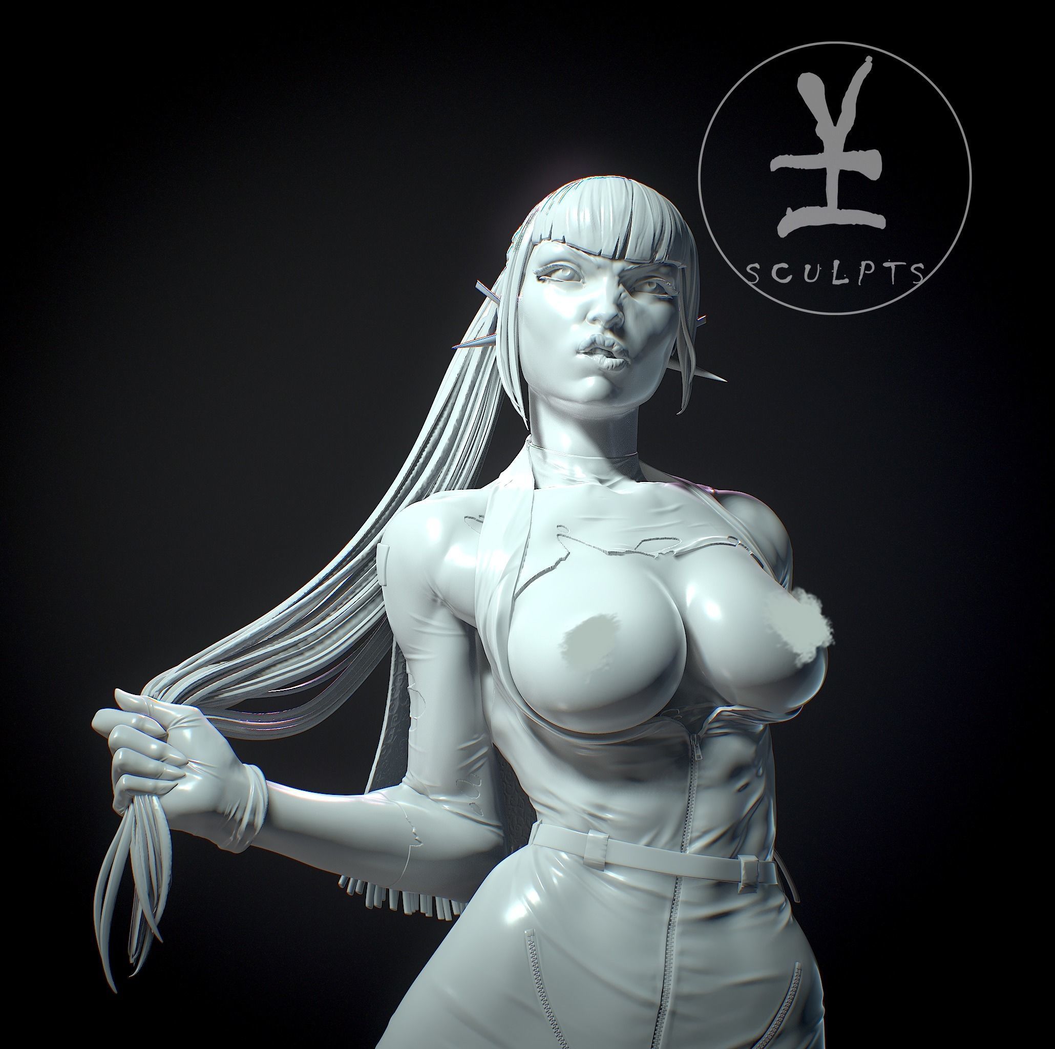 Punchline with NSFW 3D print model_23