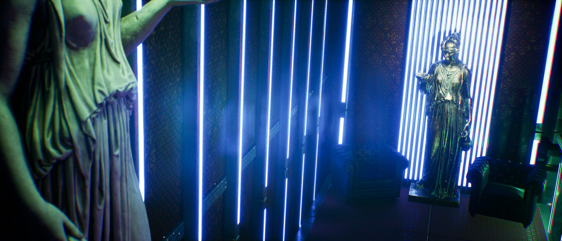 Cyber Arcade Environment kit - UE5 Low-poly 3D model_11