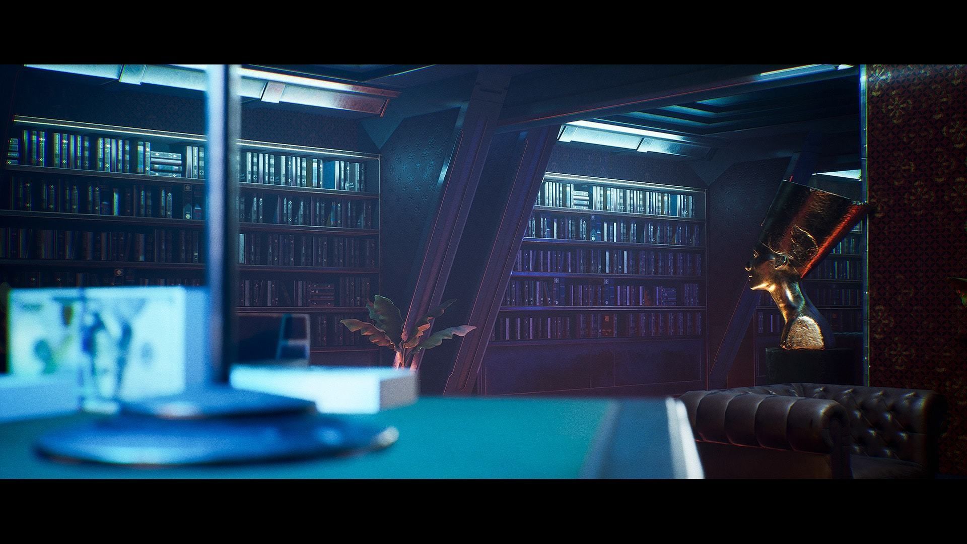 Cyber Arcade Environment kit - UE5 Low-poly 3D model_5