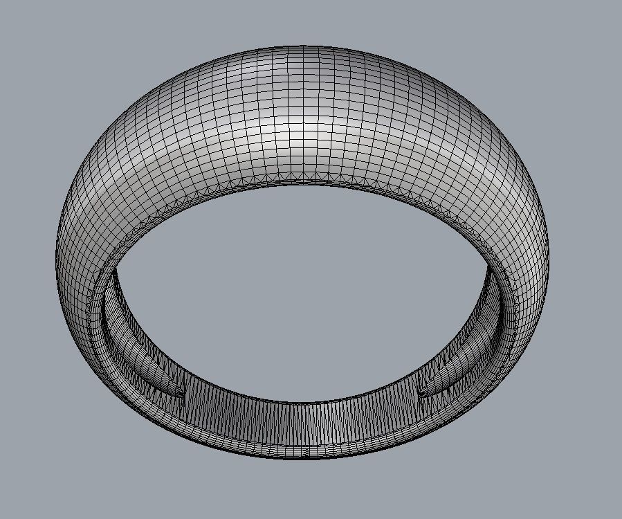 Bombe Ring 3D print model_12