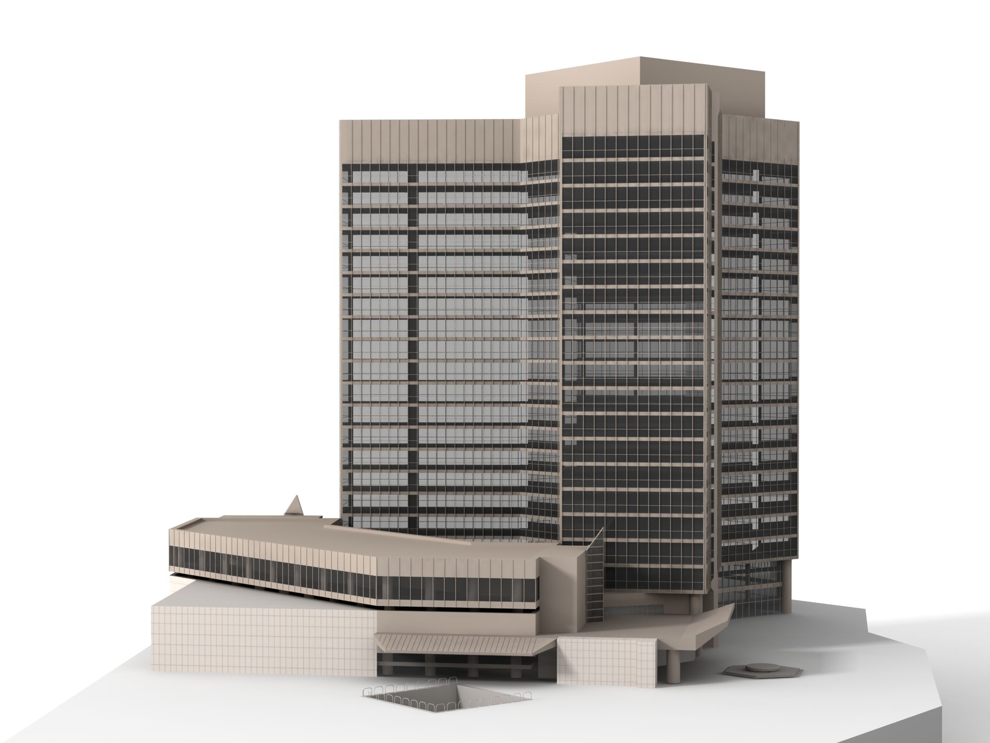 Essen Cityhall 3D model_6