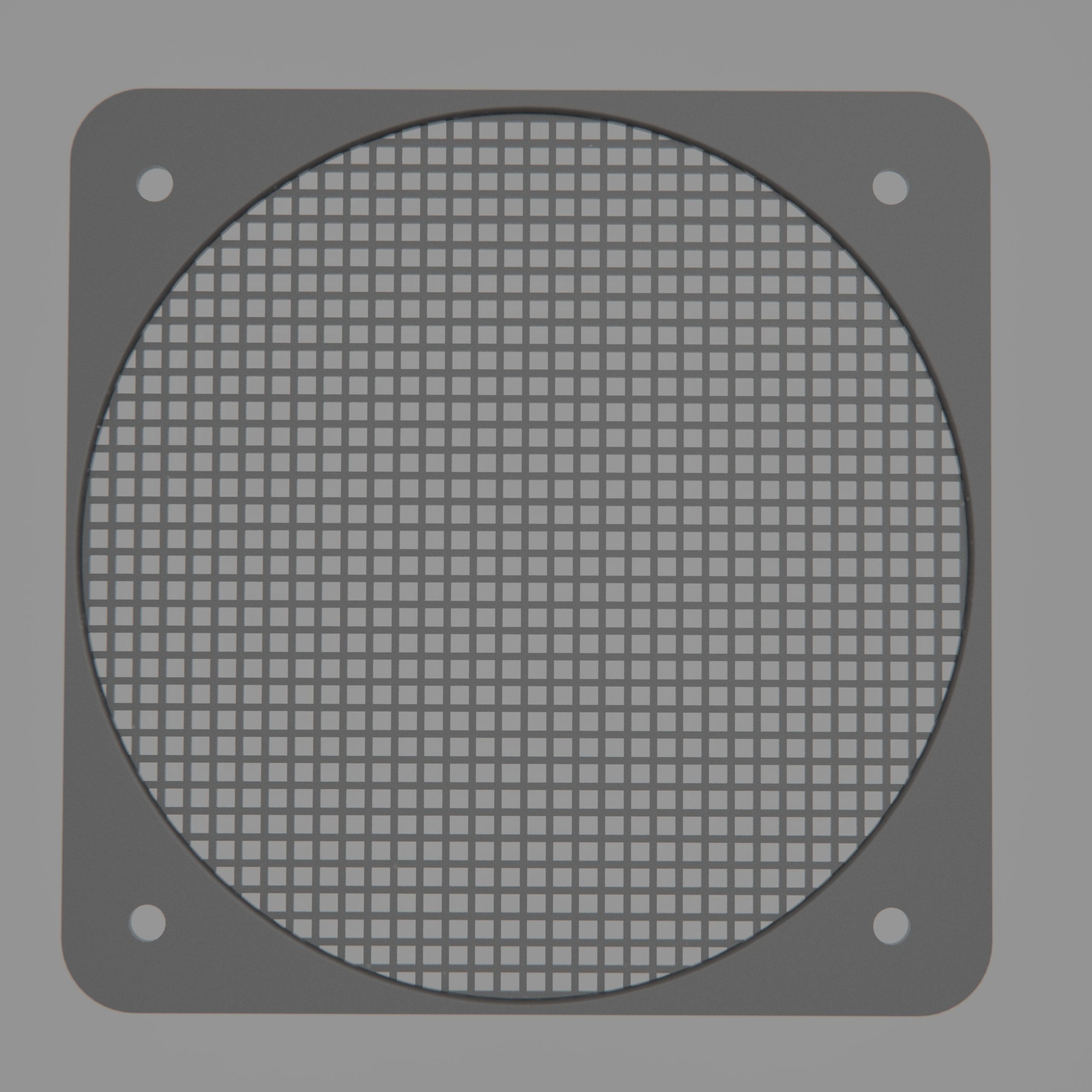 12mm Circular PC Grid Filter 3D print model_1