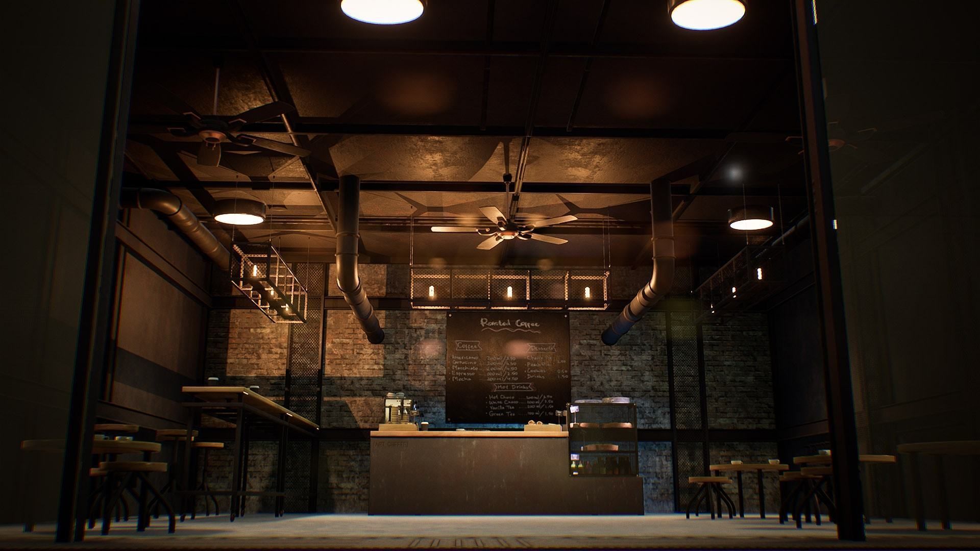 Shopping Mall Environment Kit - UE Low-poly 3D model_13