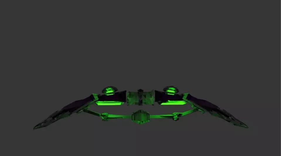green goblin glider from spiderman 3D model_0