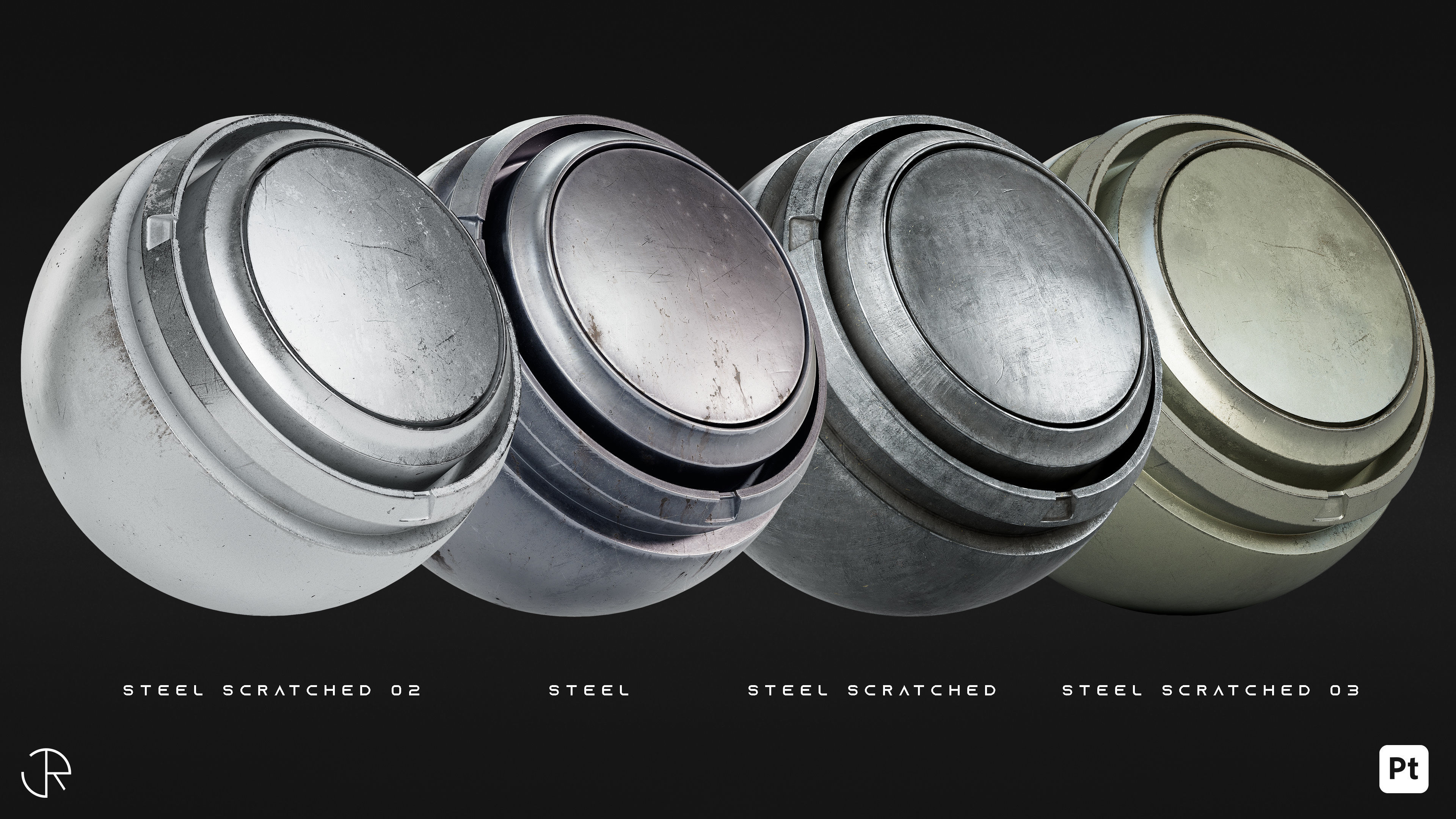 Ultimate Gun and Weapon Smart Materials for Substance 3D Painter 3D model_10