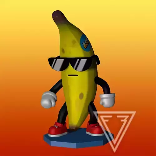 STUMBLE GUYS BANANA GUY 3D print model