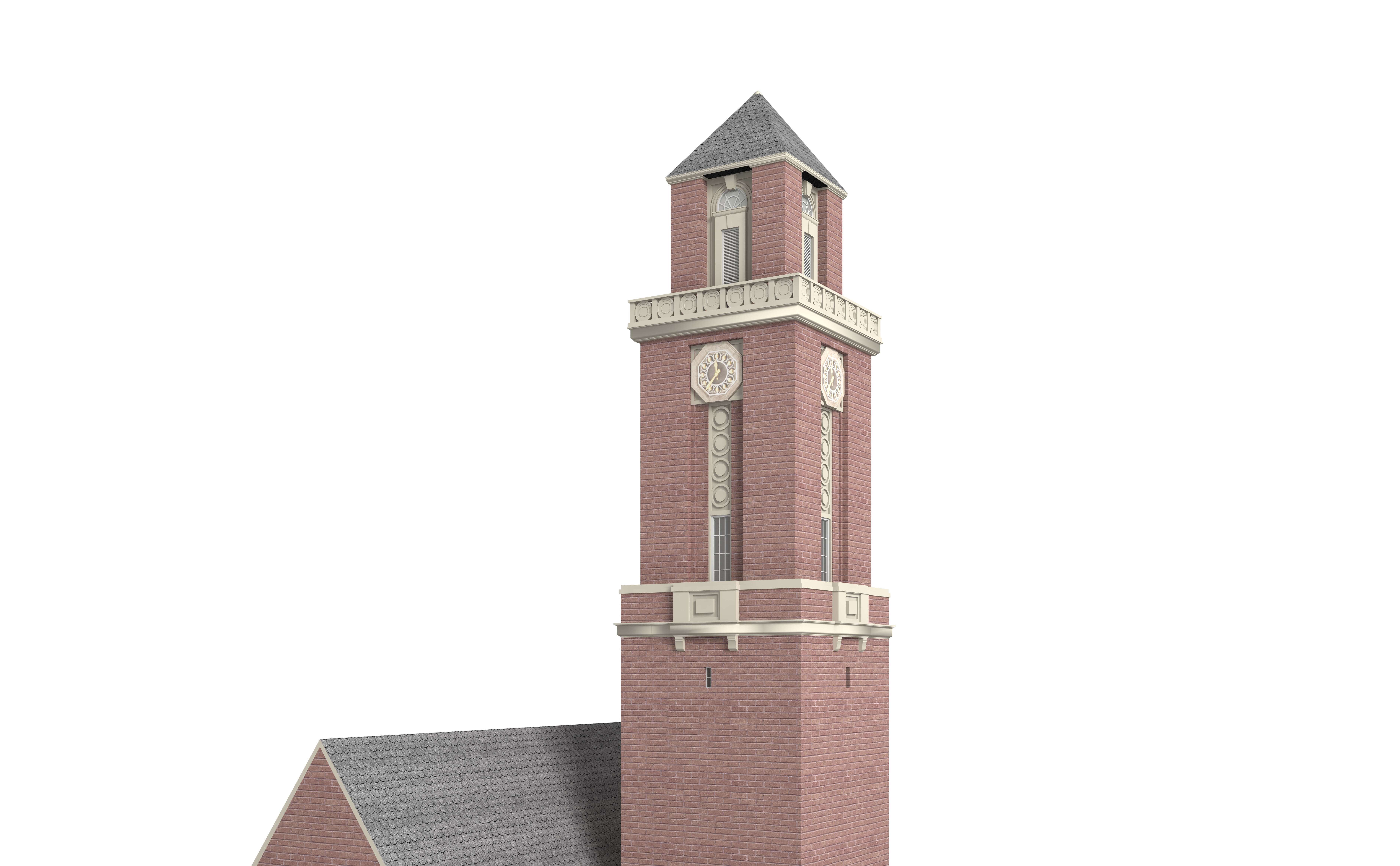 City Hall Bottrop 3D model_4