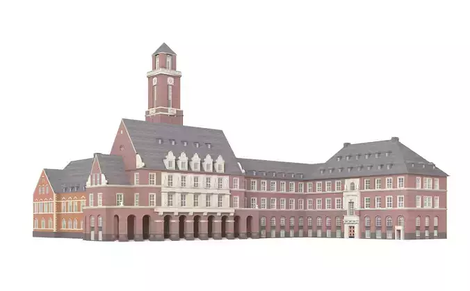 City Hall Bottrop 3D model