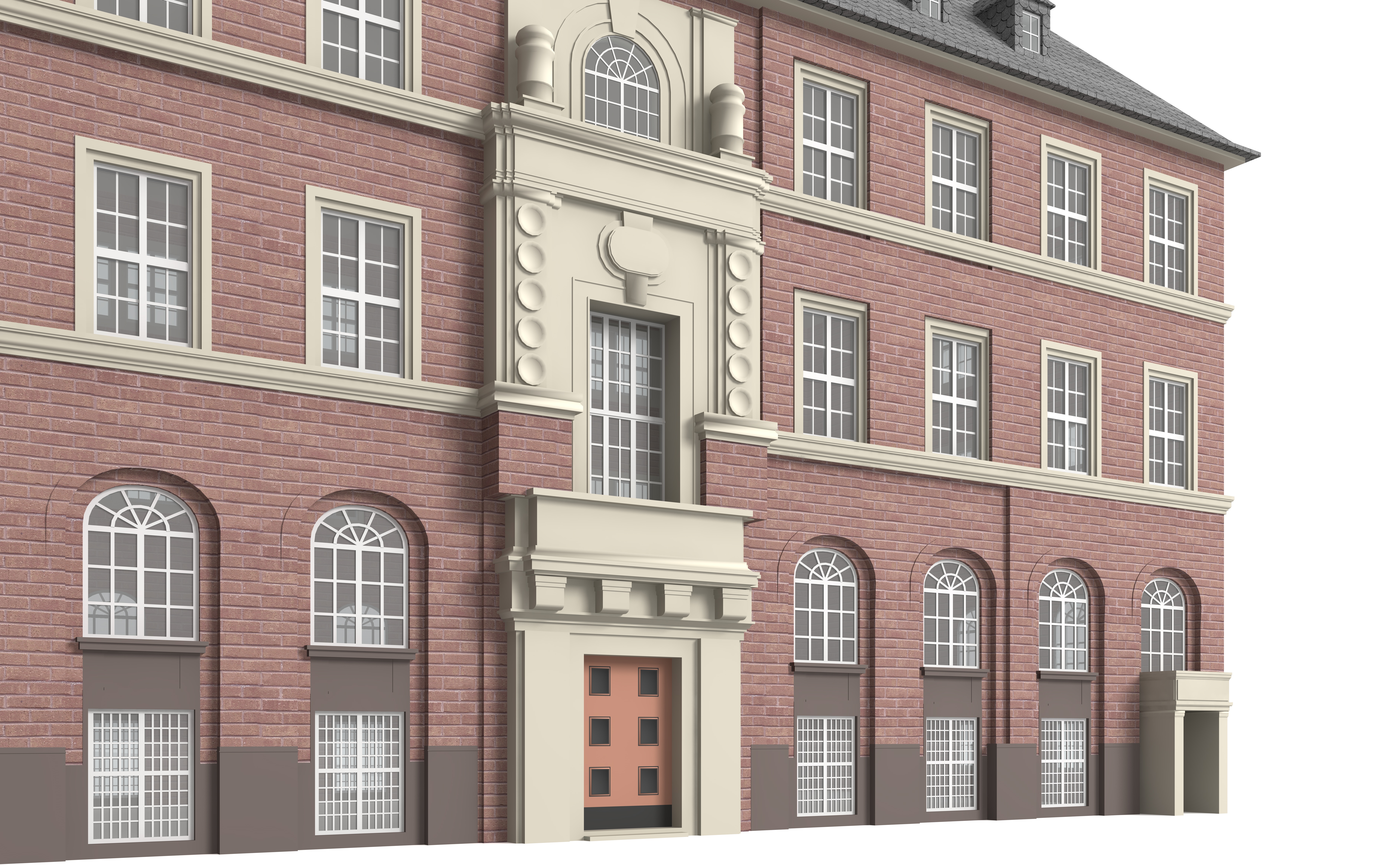 City Hall Bottrop 3D model_6