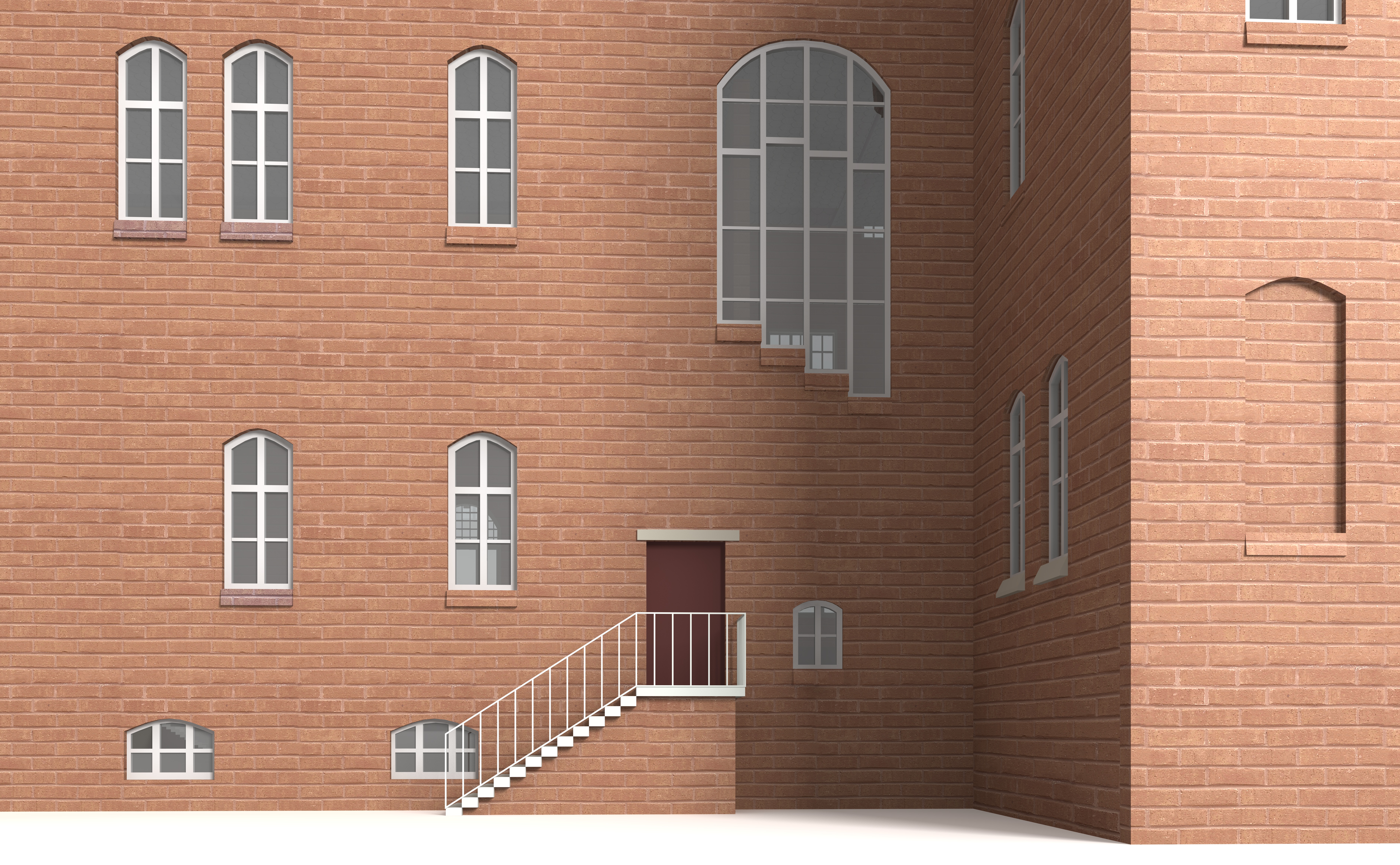 City Hall Bottrop 3D model_9