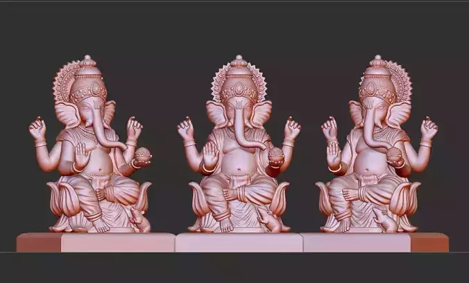 Ganesha hindu statue