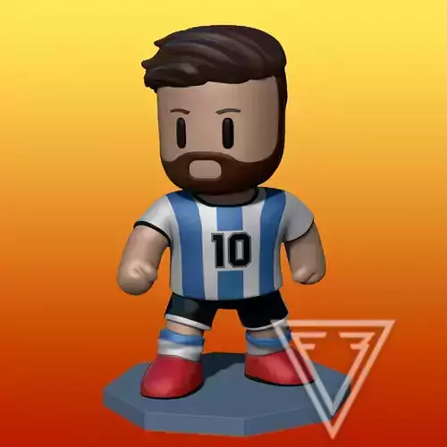 STUMBLE GUYS MESSI 3D print model