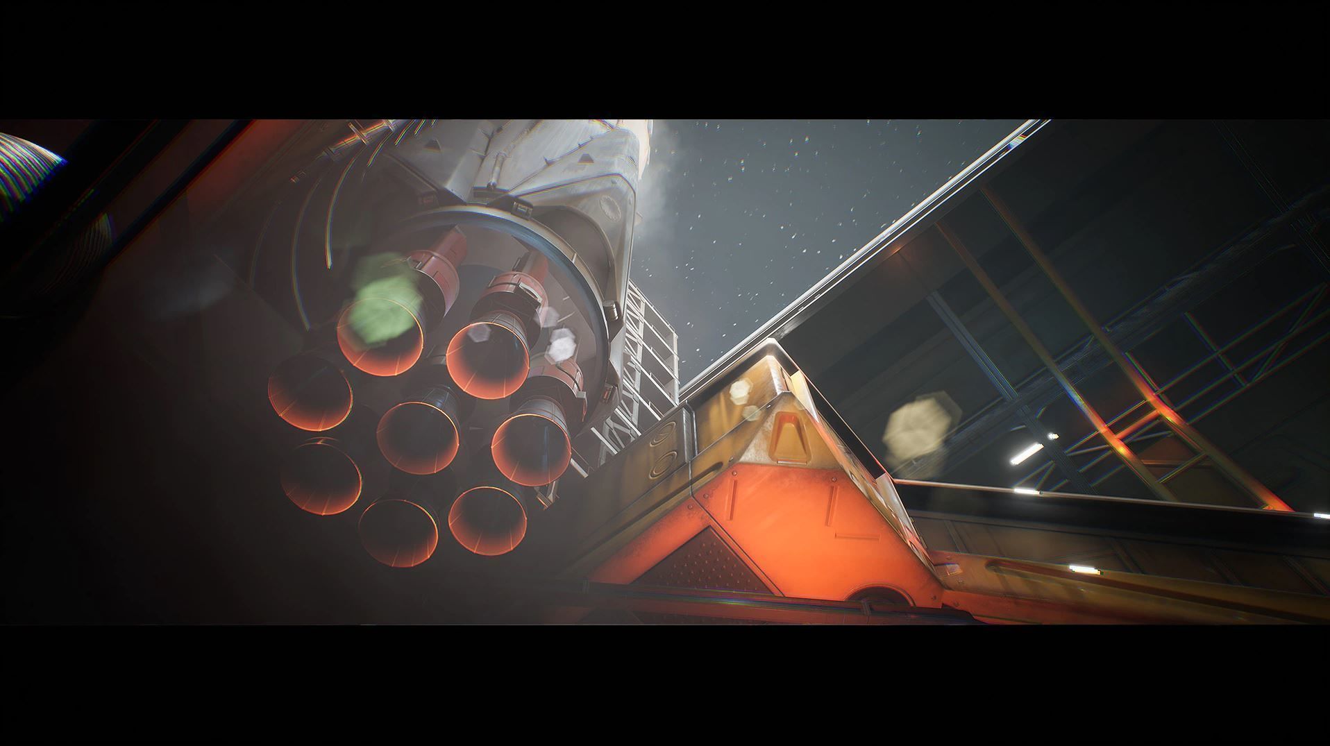 Spaceport and Space Center Environment Kit - UE Low-poly 3D model_8