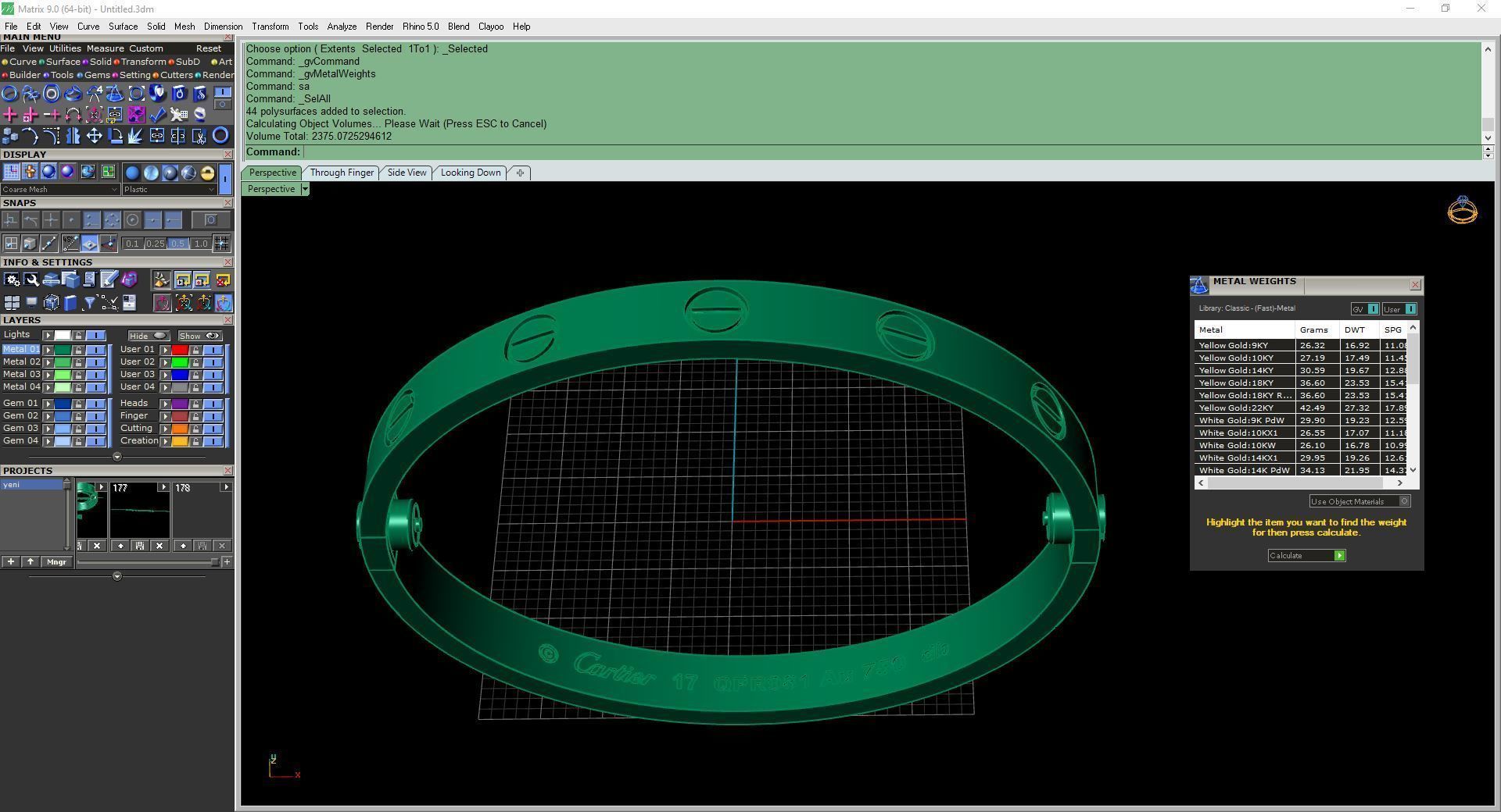 17 Size Bracelet 3D print model_6