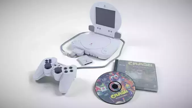 Sony PlayStation PS one Low-poly 3D model