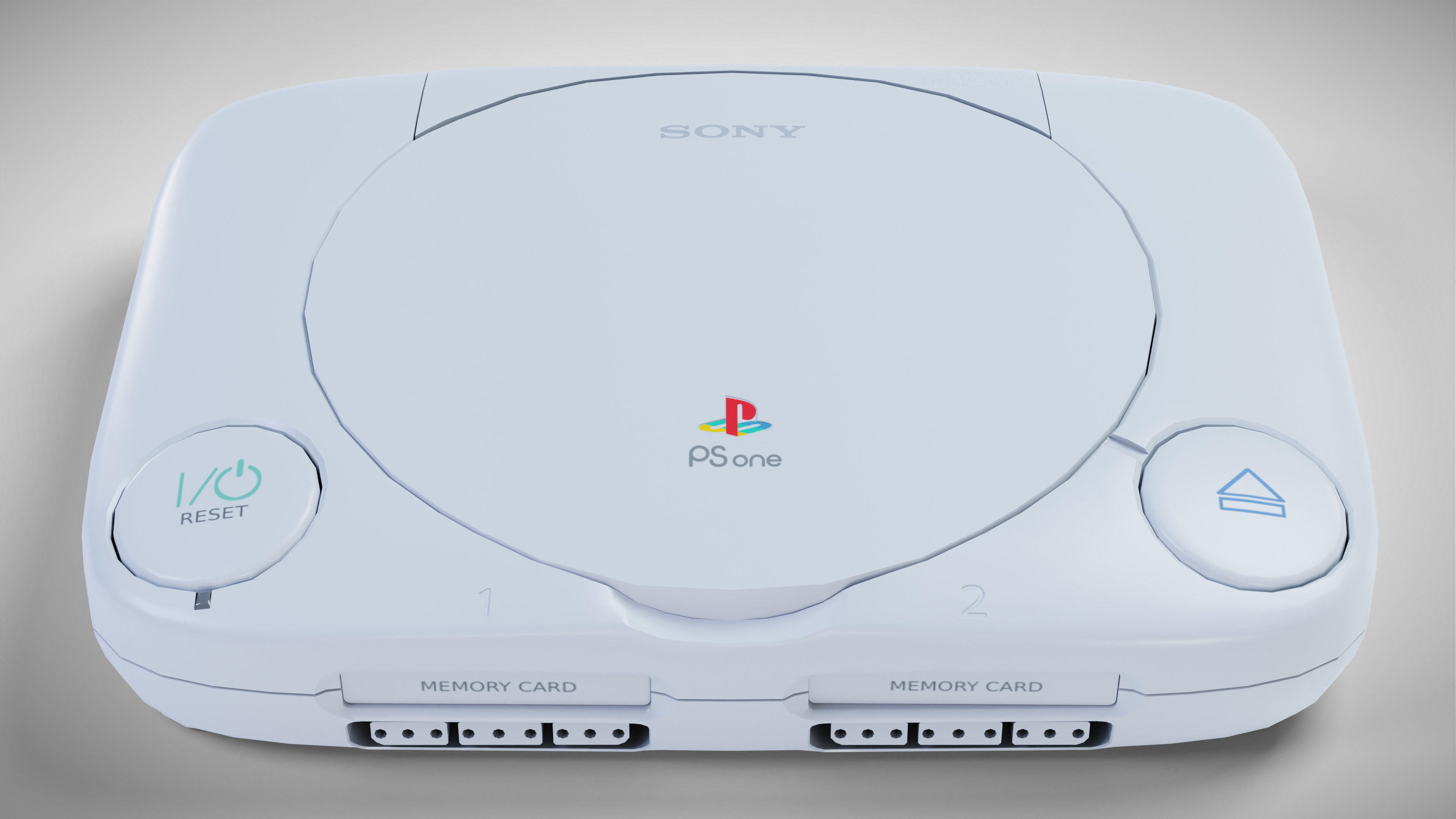 Sony PlayStation PS one Low-poly 3D model_13