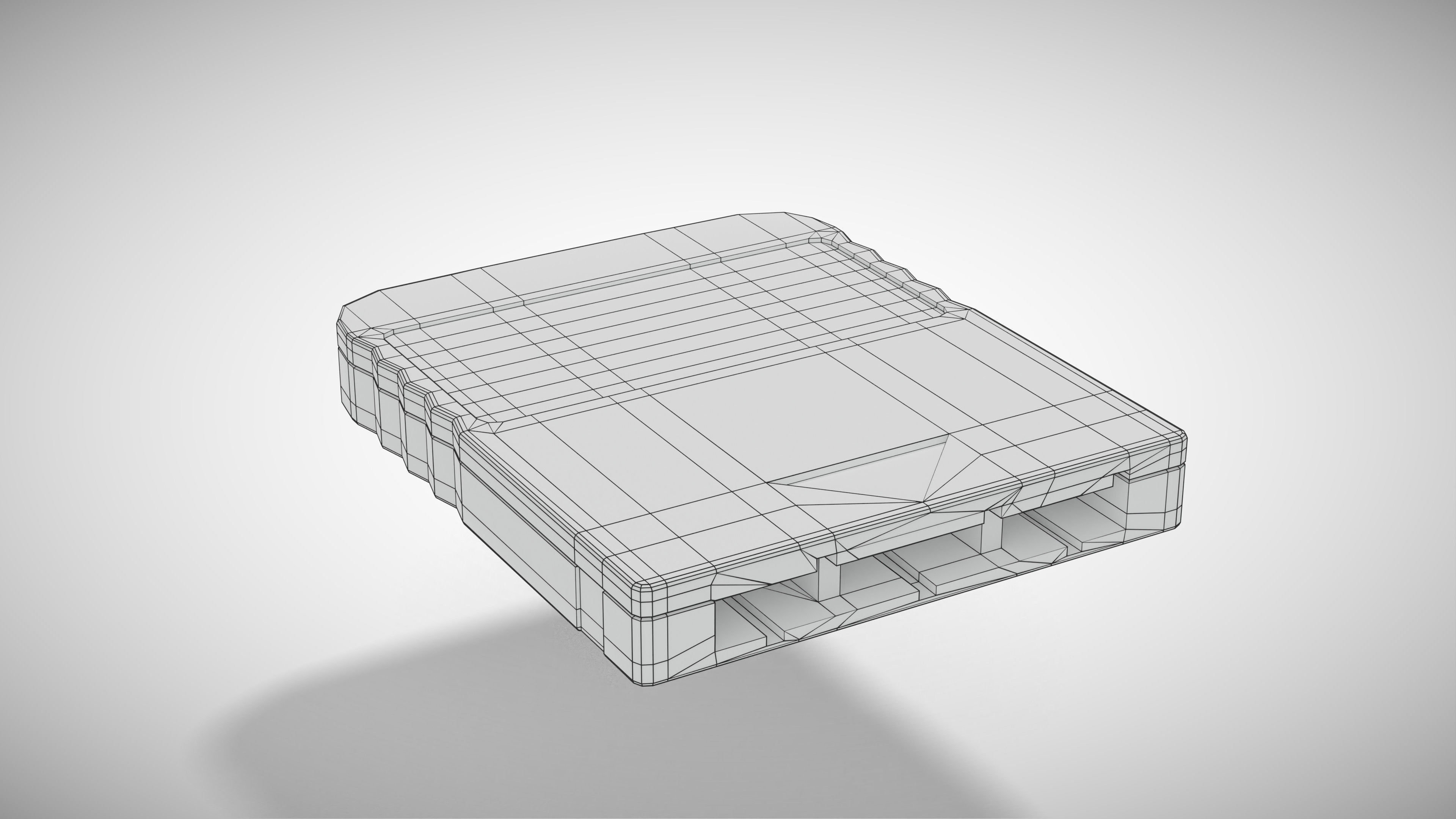 Sony PlayStation PS one Low-poly 3D model_55