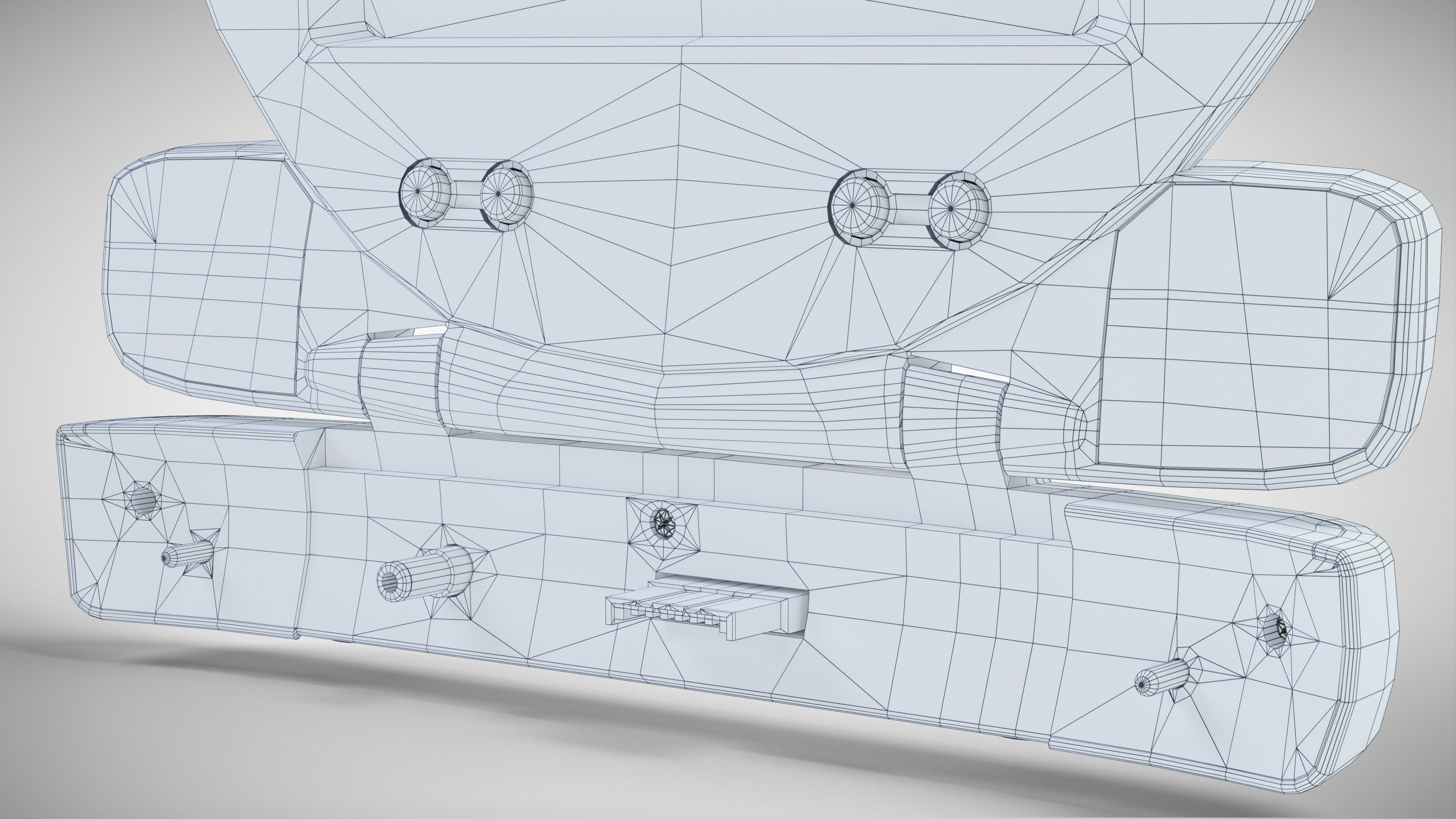 Sony PlayStation PS one Low-poly 3D model_45