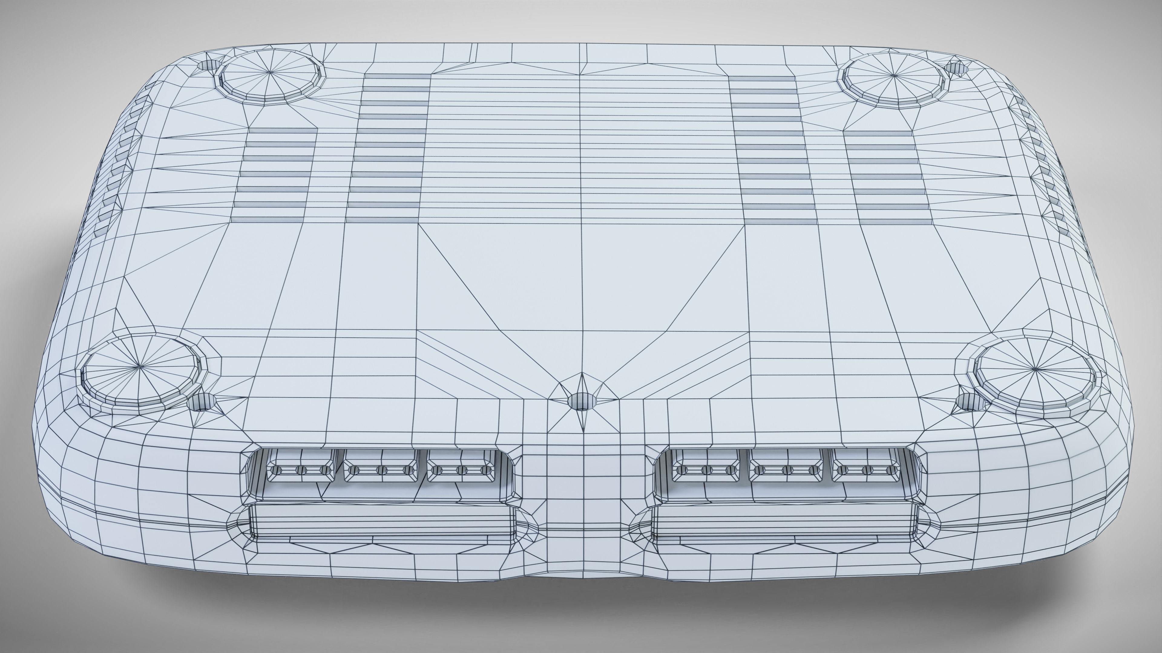 Sony PlayStation PS one Low-poly 3D model_37
