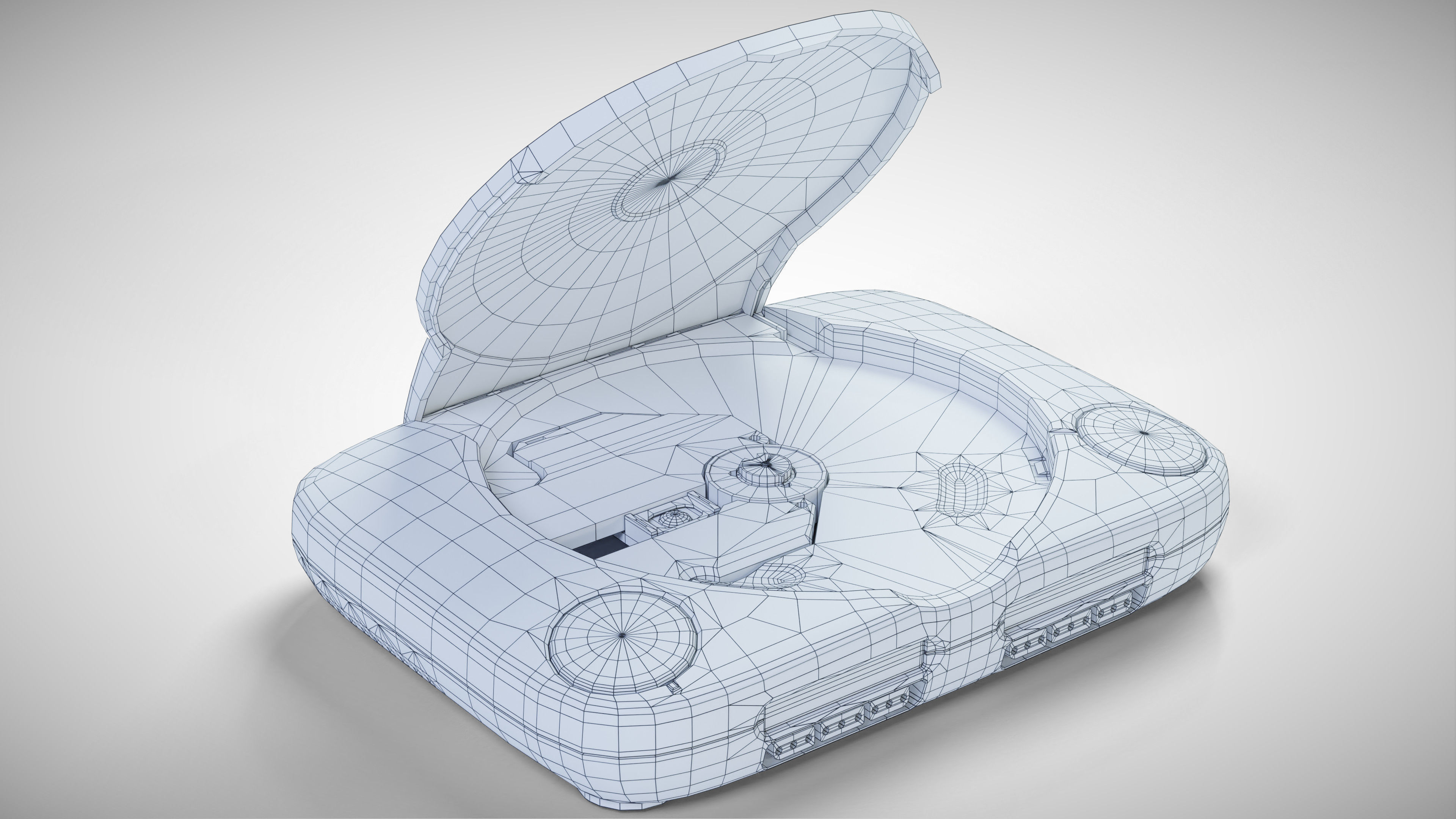 Sony PlayStation PS one Low-poly 3D model_39
