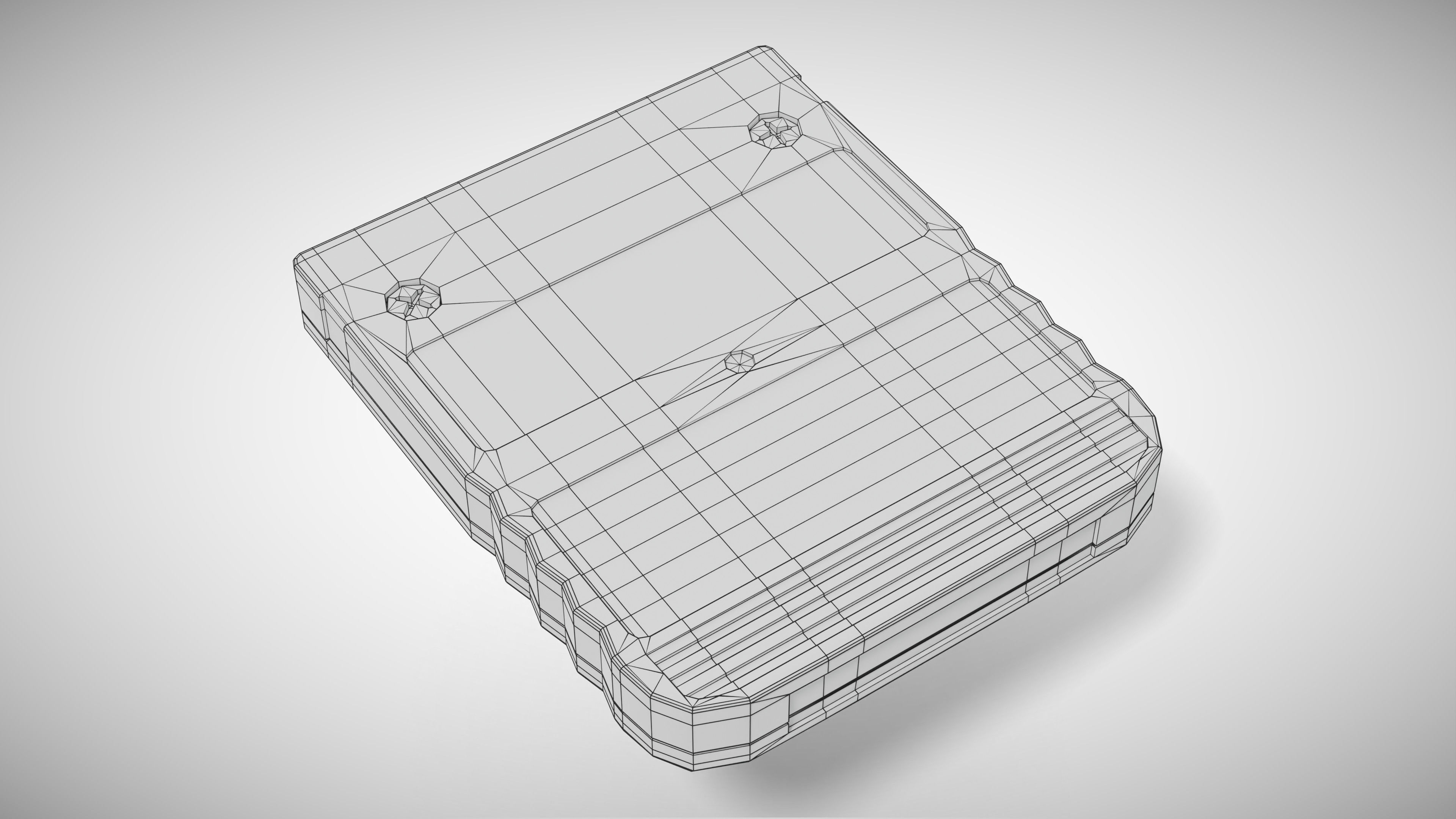Sony PlayStation PS one Low-poly 3D model_57