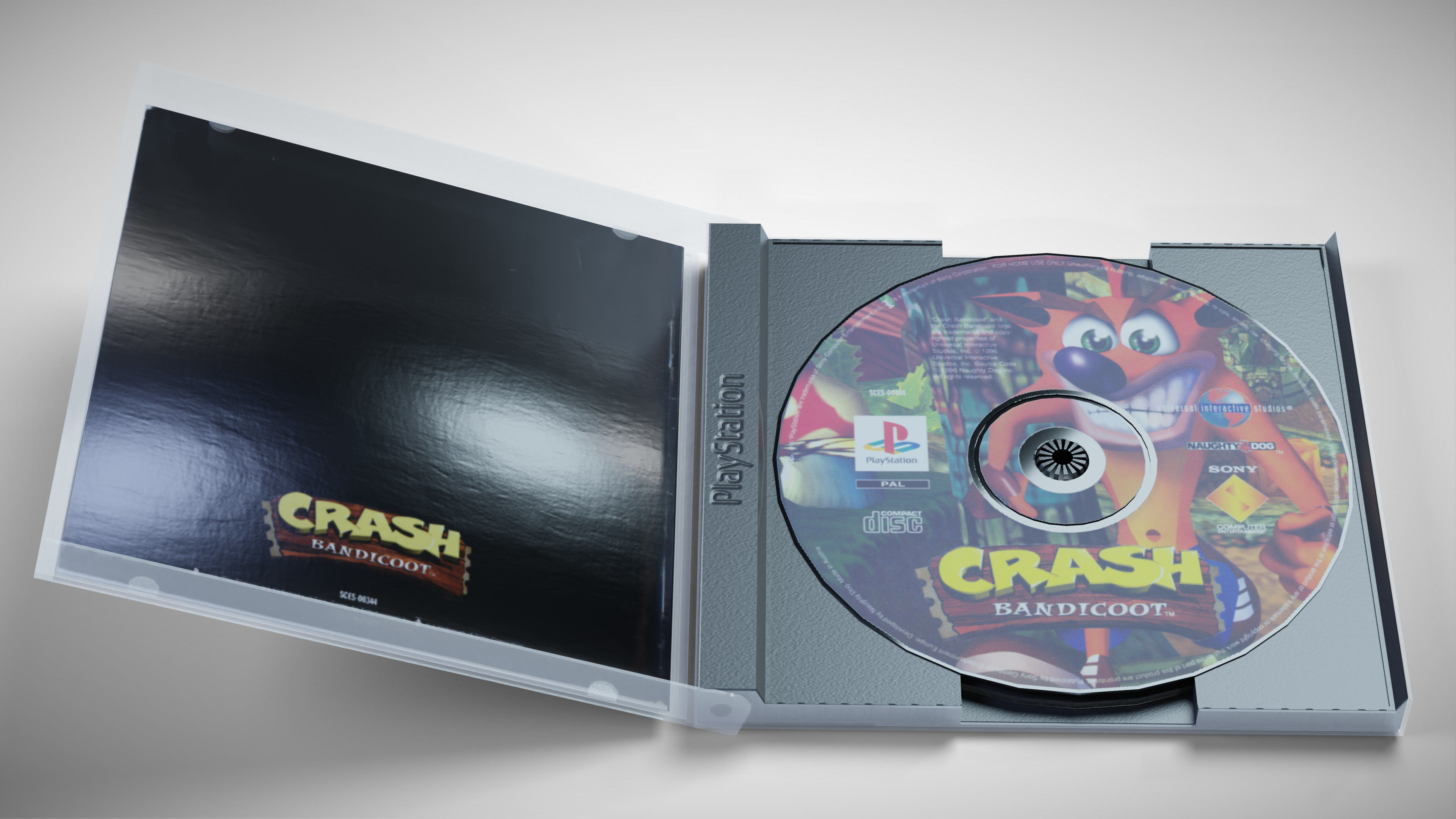 Sony PlayStation PS one Low-poly 3D model_26