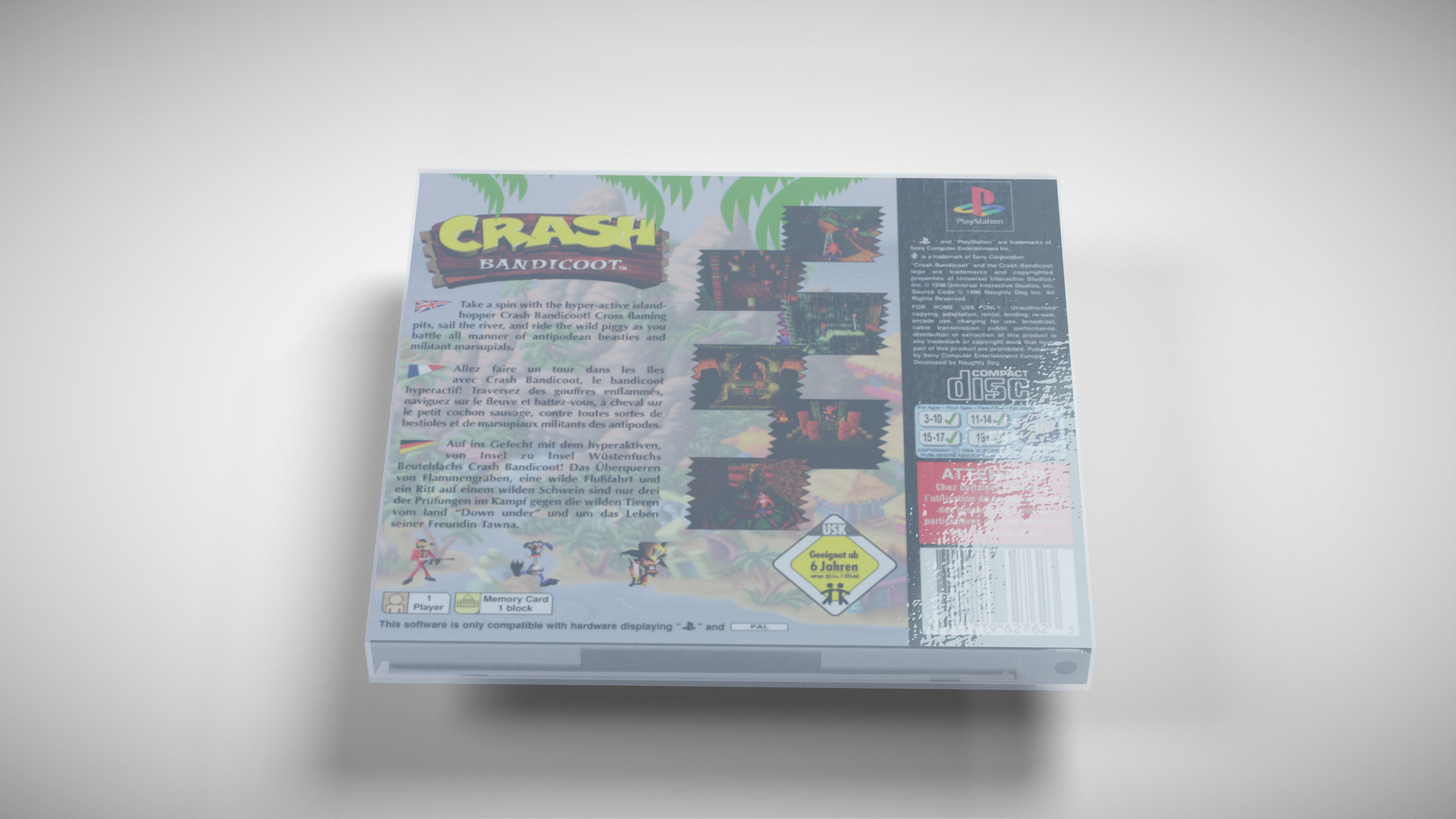 Sony PlayStation PS one Low-poly 3D model_28